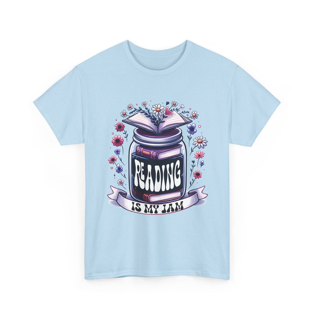 Reading Is My Jam T-Shirt — Book Lover Floral Graphic Tee