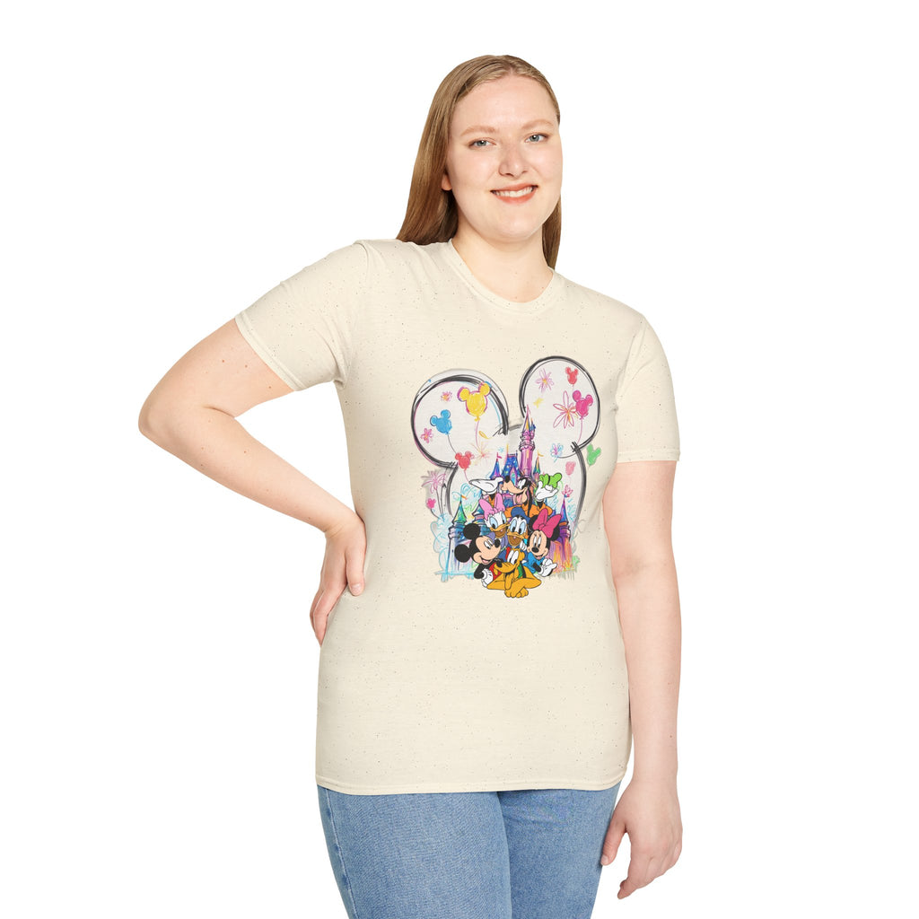 Disney Castle & Friends Watercolor T-Shirt