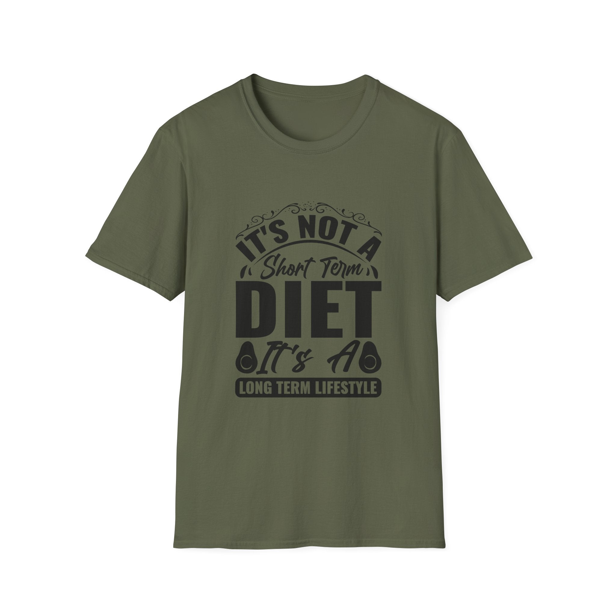 It's Not A Diet T-Shirt – "It's A Long Term Lifestyle" Fitness Tee