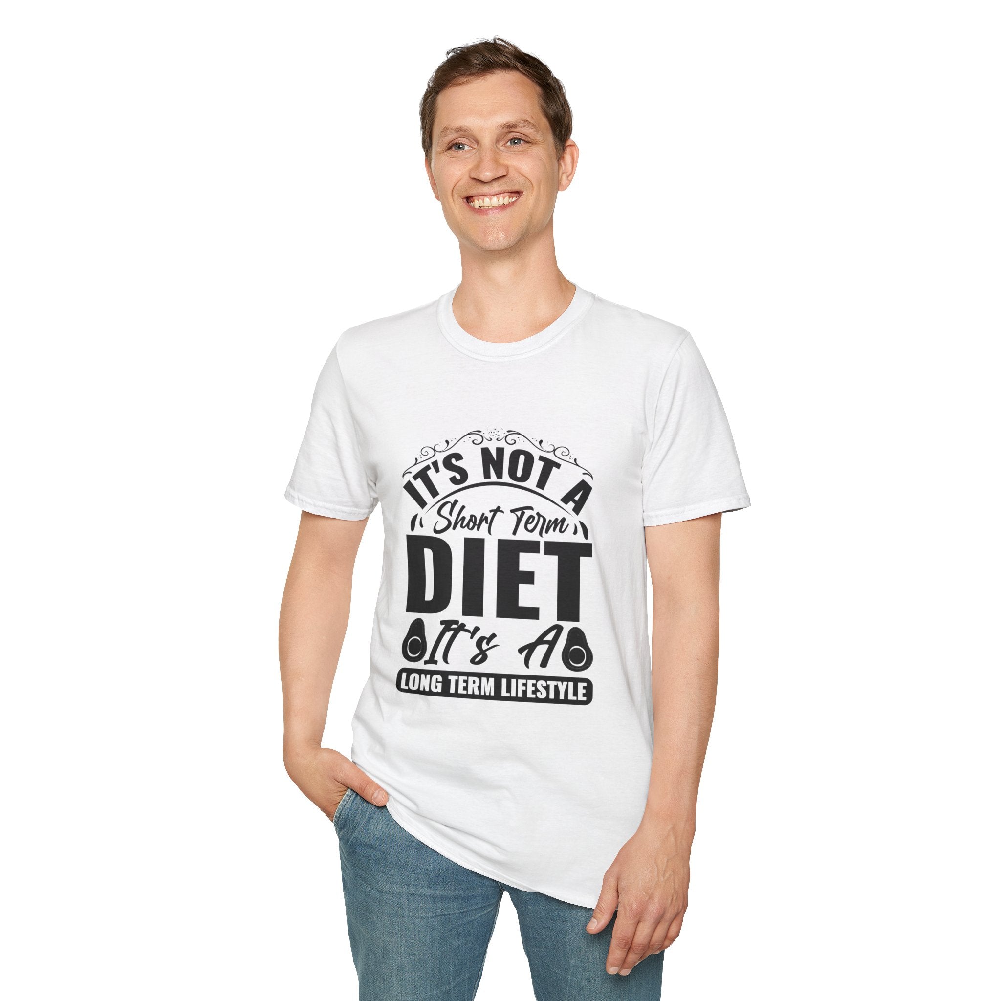 It's Not A Diet T-Shirt – "It's A Long Term Lifestyle" Fitness Tee