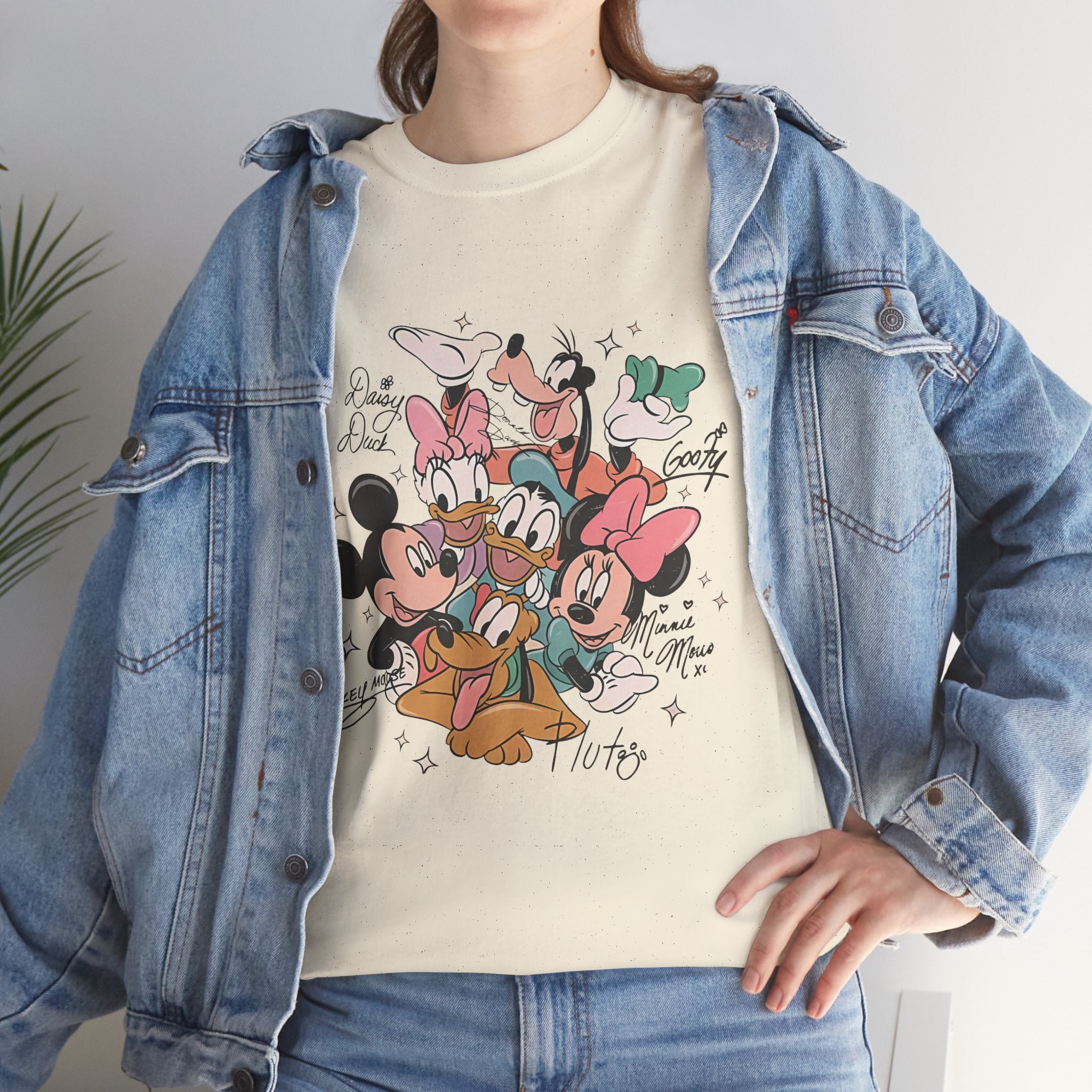 Disney Friends Collage T-Shirt — Mickey, Minnie, Donald & Goofy Graphic Tee