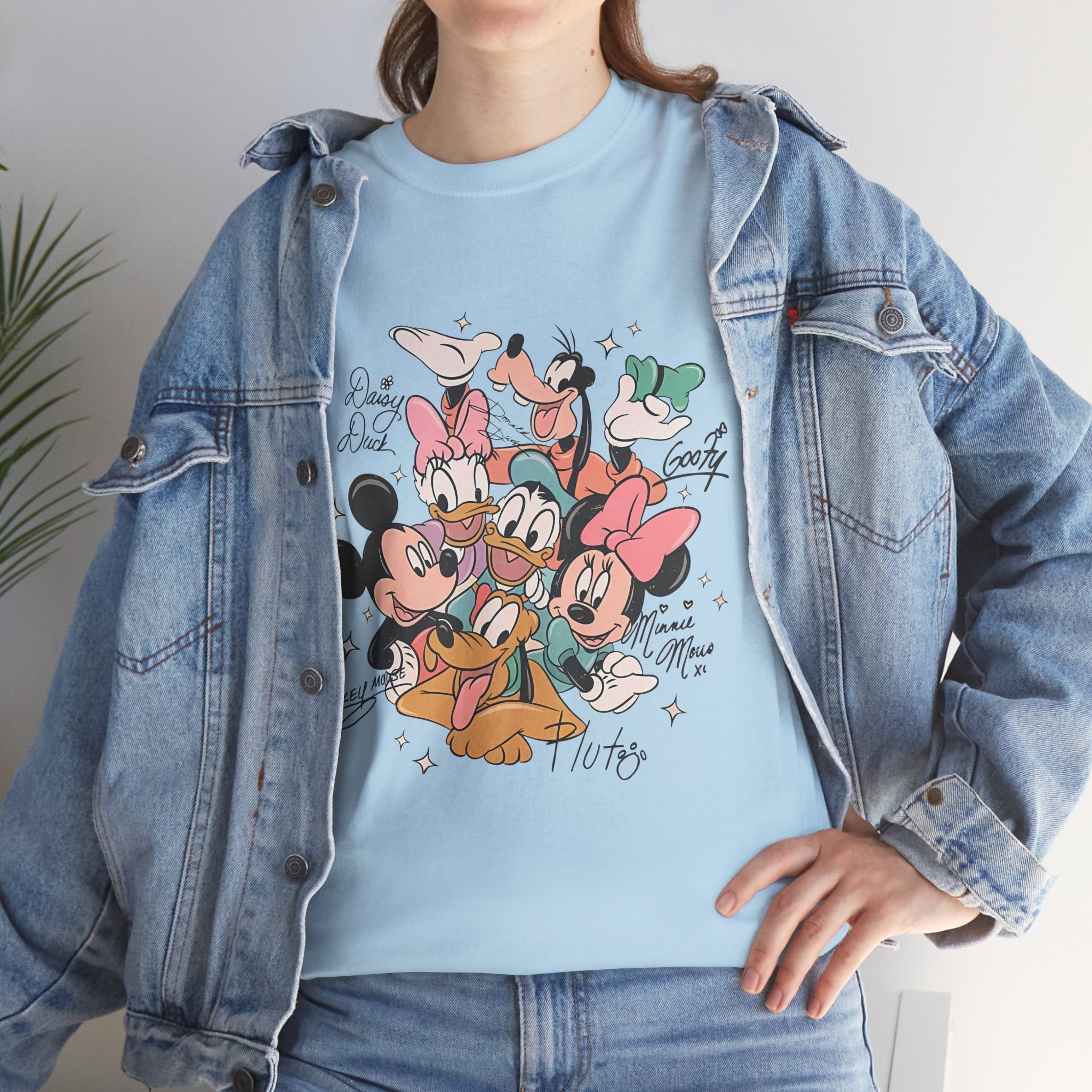 Disney Friends Collage T-Shirt — Mickey, Minnie, Donald & Goofy Graphic Tee