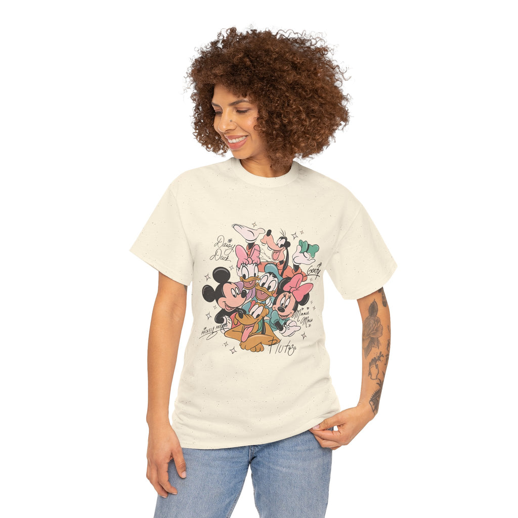 Disney Friends Collage T-Shirt — Mickey, Minnie, Donald & Goofy Graphic Tee