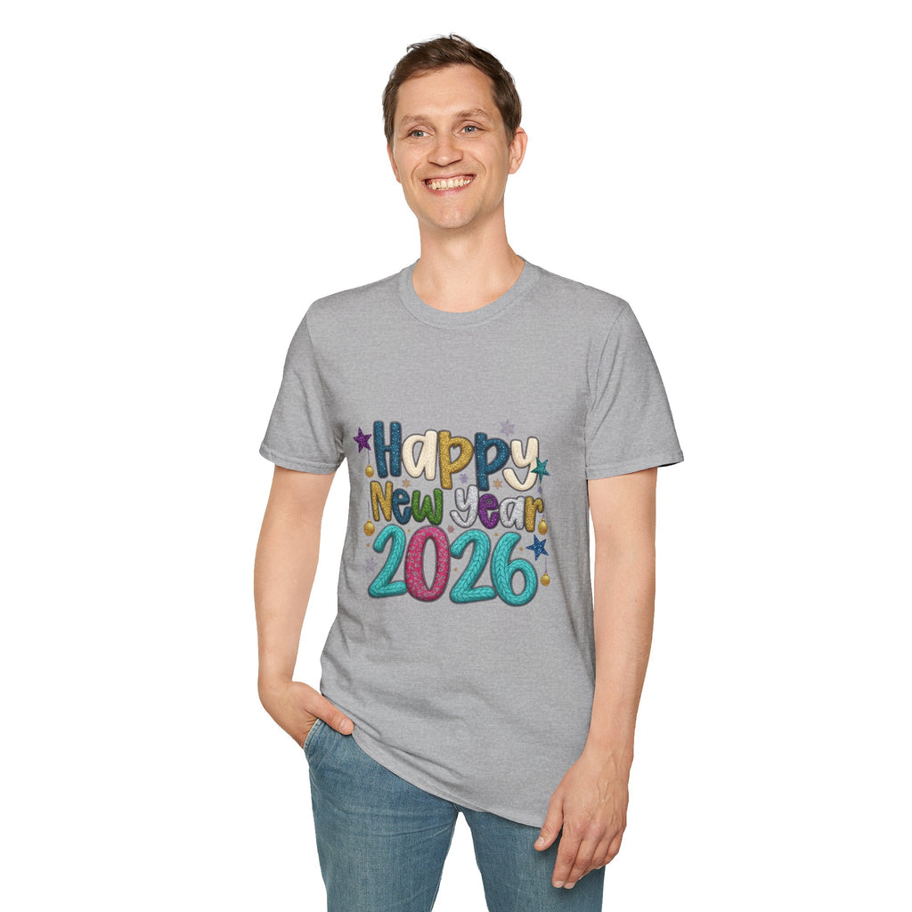 Happy New Year 2026 T-Shirt — Festive Celebration Tee