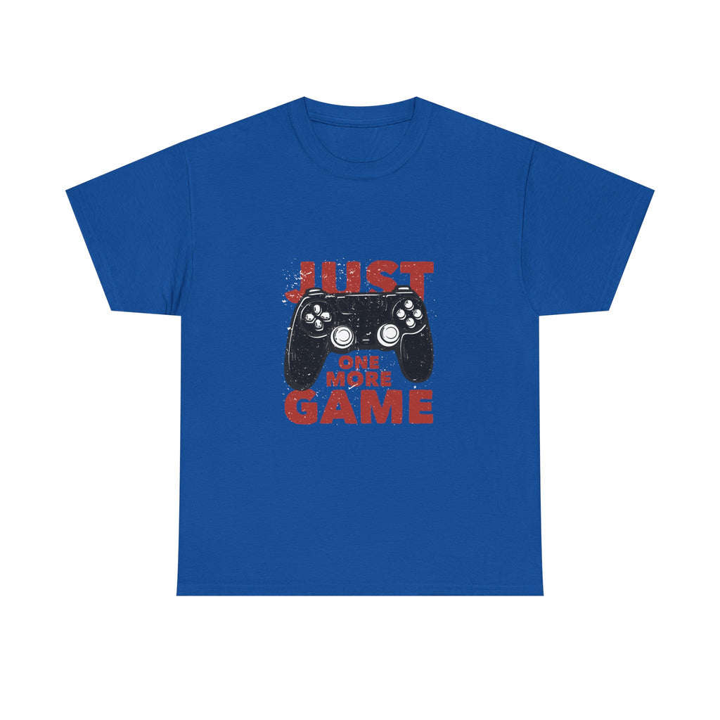 Gamer Tee - "Just One More Game" Controller Graphic T-Shirt