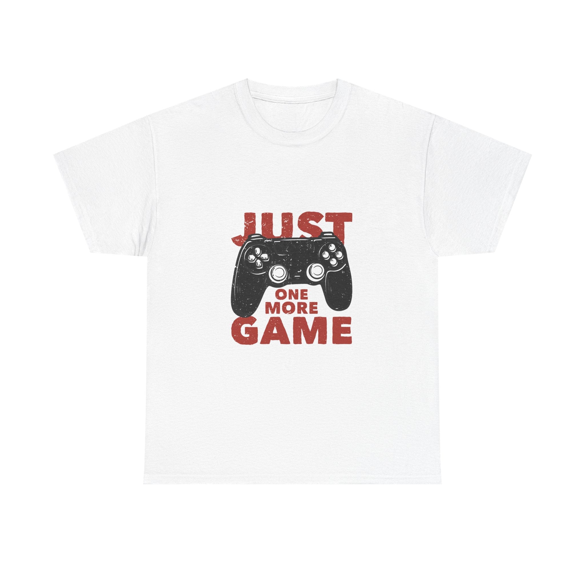 Gamer Tee - "Just One More Game" Controller Graphic T-Shirt