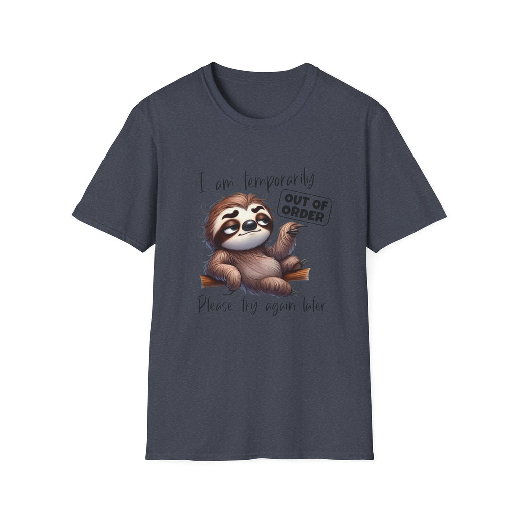 Sloth 'Temporarily Out of Order' T-Shirt