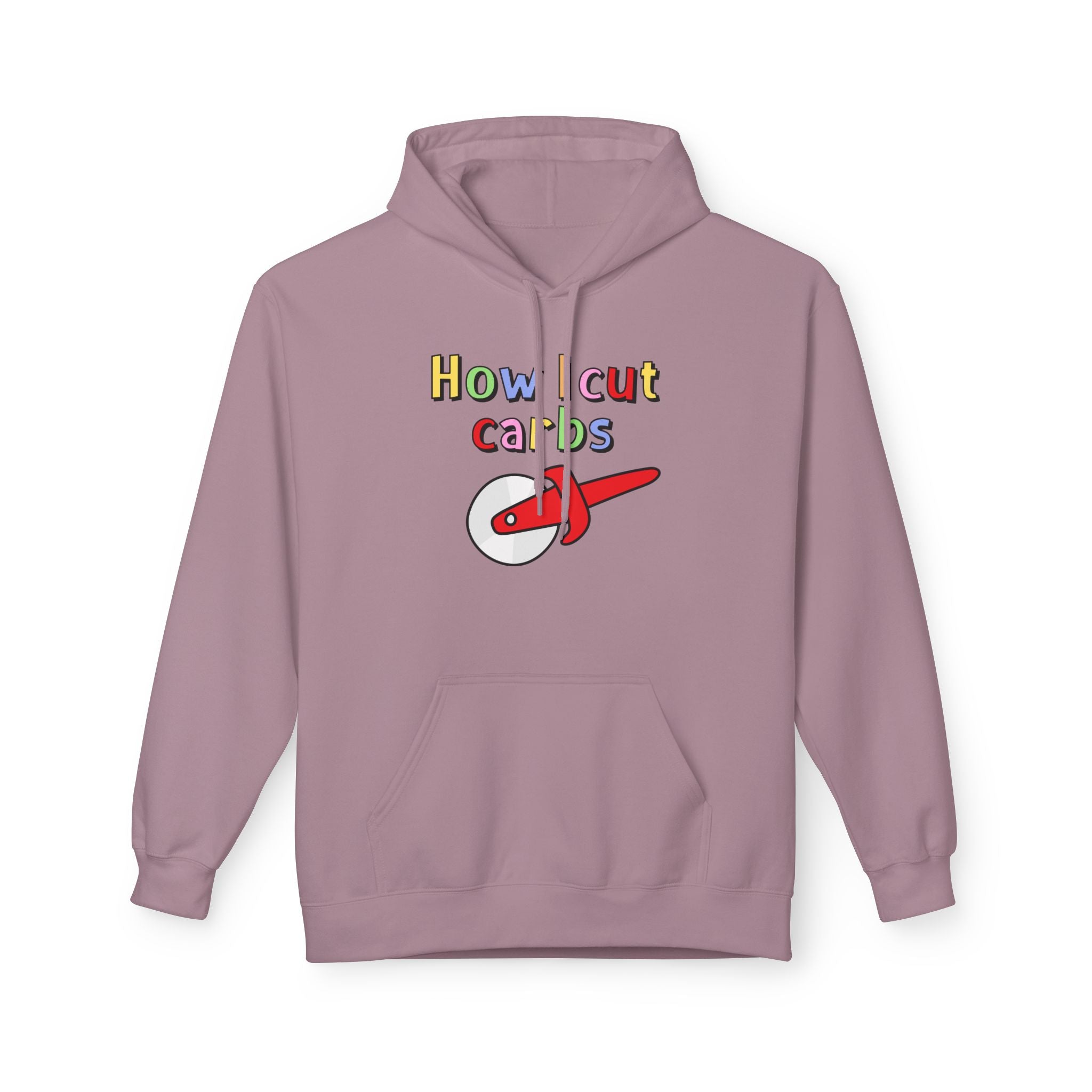 How I Cut Calories Hoodie — Funny Diet & Fitness Graphic Hoodie