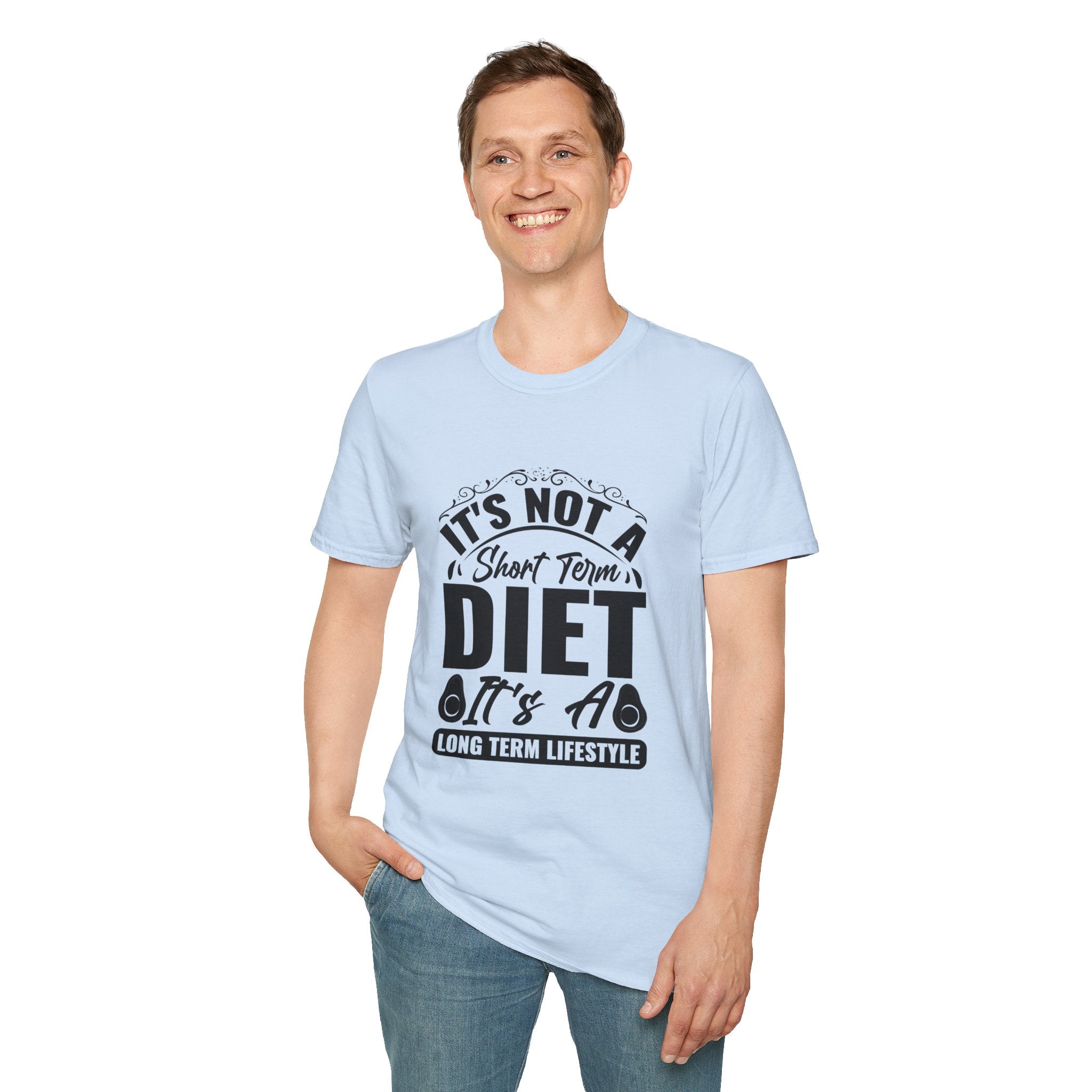 It's Not A Diet T-Shirt – "It's A Long Term Lifestyle" Fitness Tee