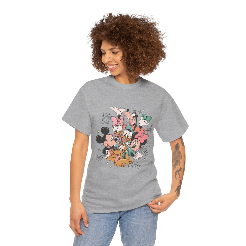 Disney Friends Collage T-Shirt — Mickey, Minnie, Donald & Goofy Graphic Tee