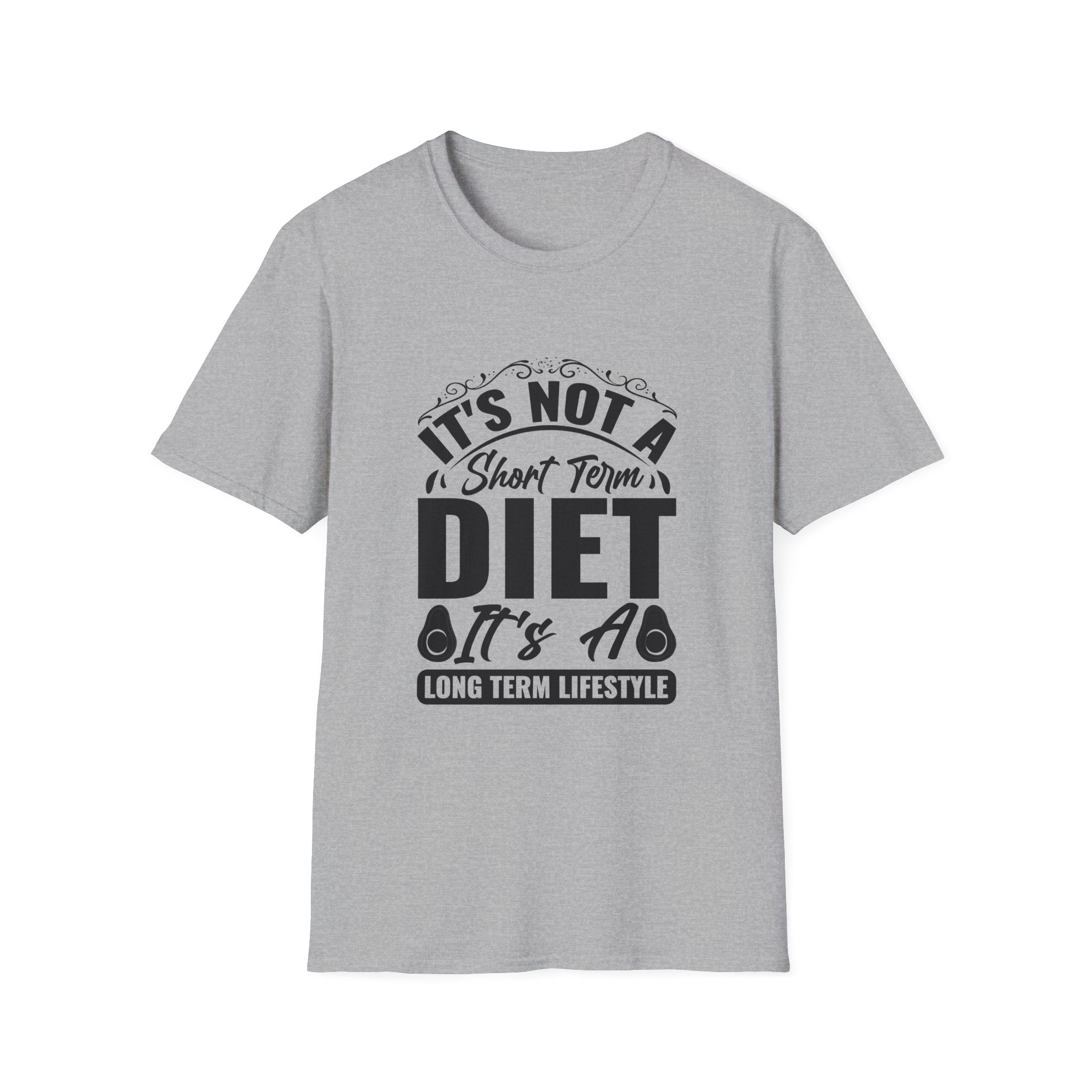 It's Not A Diet T-Shirt – "It's A Long Term Lifestyle" Fitness Tee