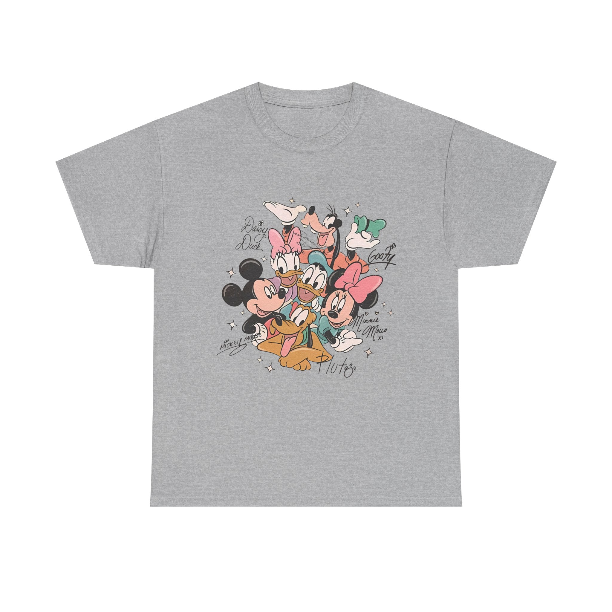 Disney Friends Collage T-Shirt — Mickey, Minnie, Donald & Goofy Graphic Tee