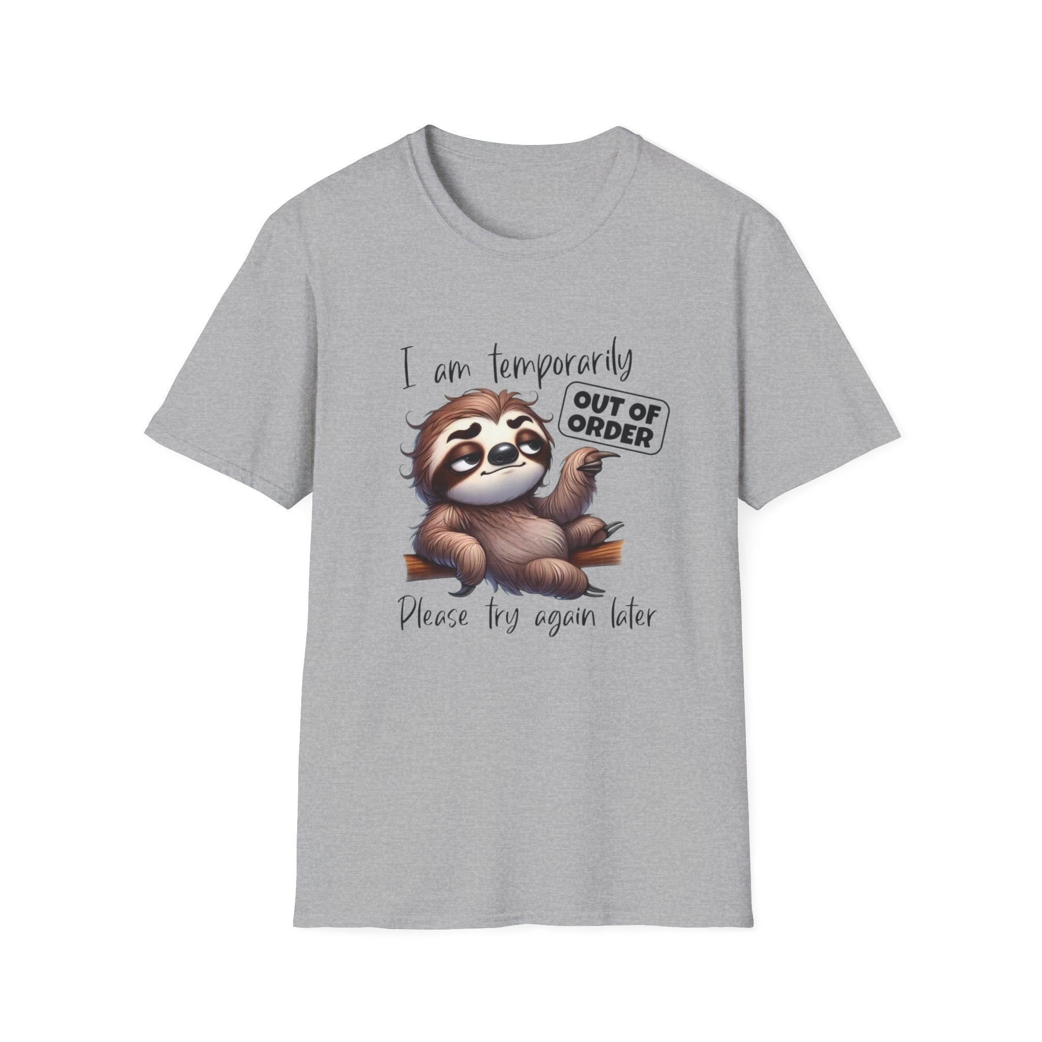 Sloth 'Temporarily Out of Order' T-Shirt