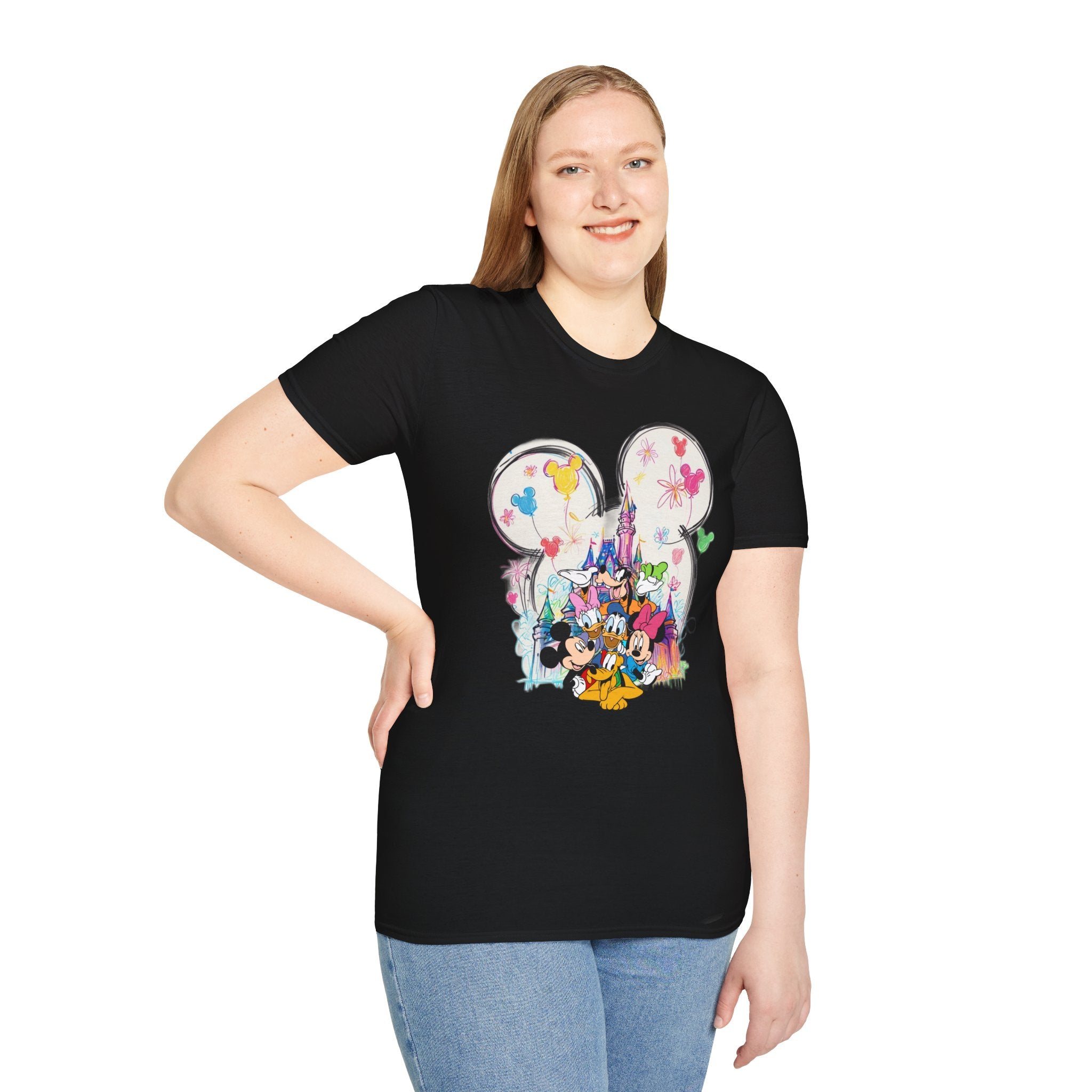 Disney Castle & Friends Watercolor T-Shirt