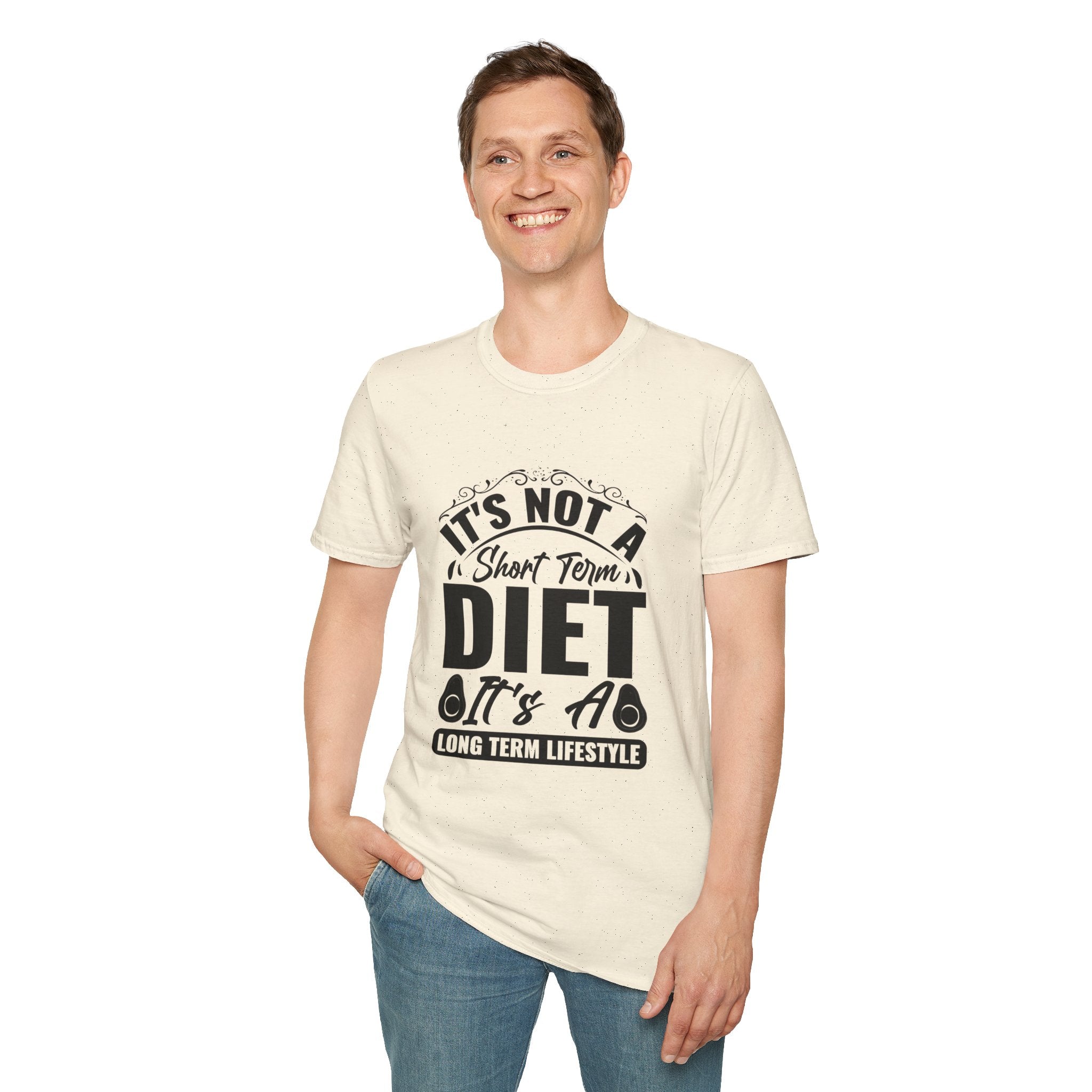 It's Not A Diet T-Shirt – "It's A Long Term Lifestyle" Fitness Tee