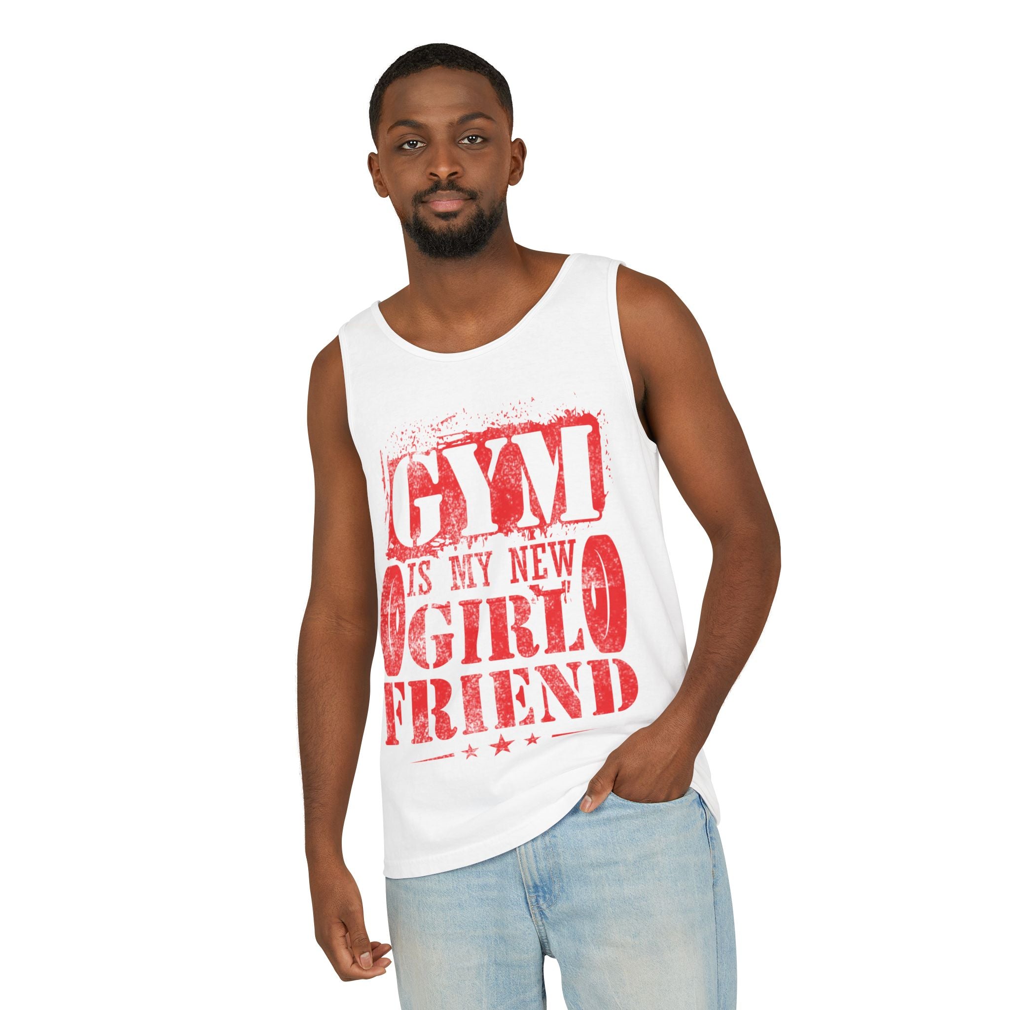 Gym Is My New Girlfriend Tank Top — Funny Workout Fitness Tank