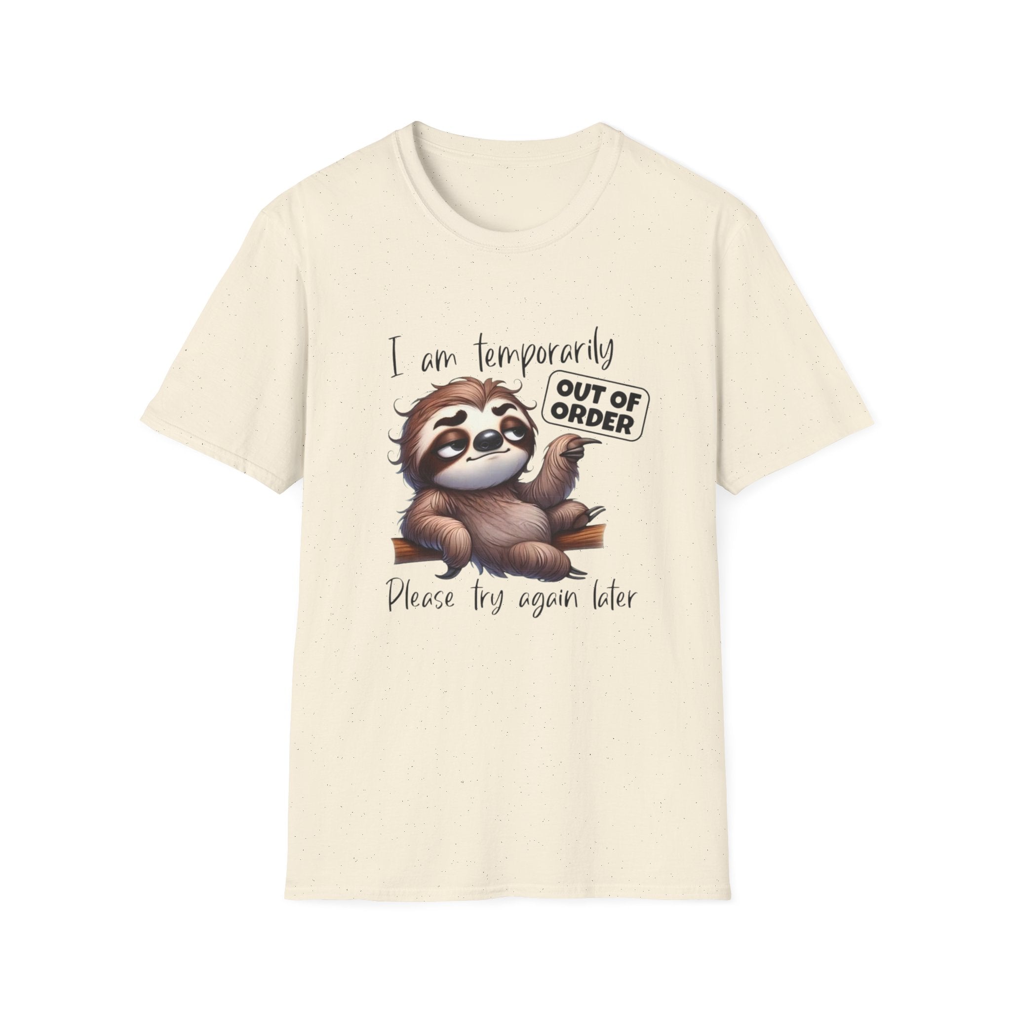 Sloth 'Temporarily Out of Order' T-Shirt
