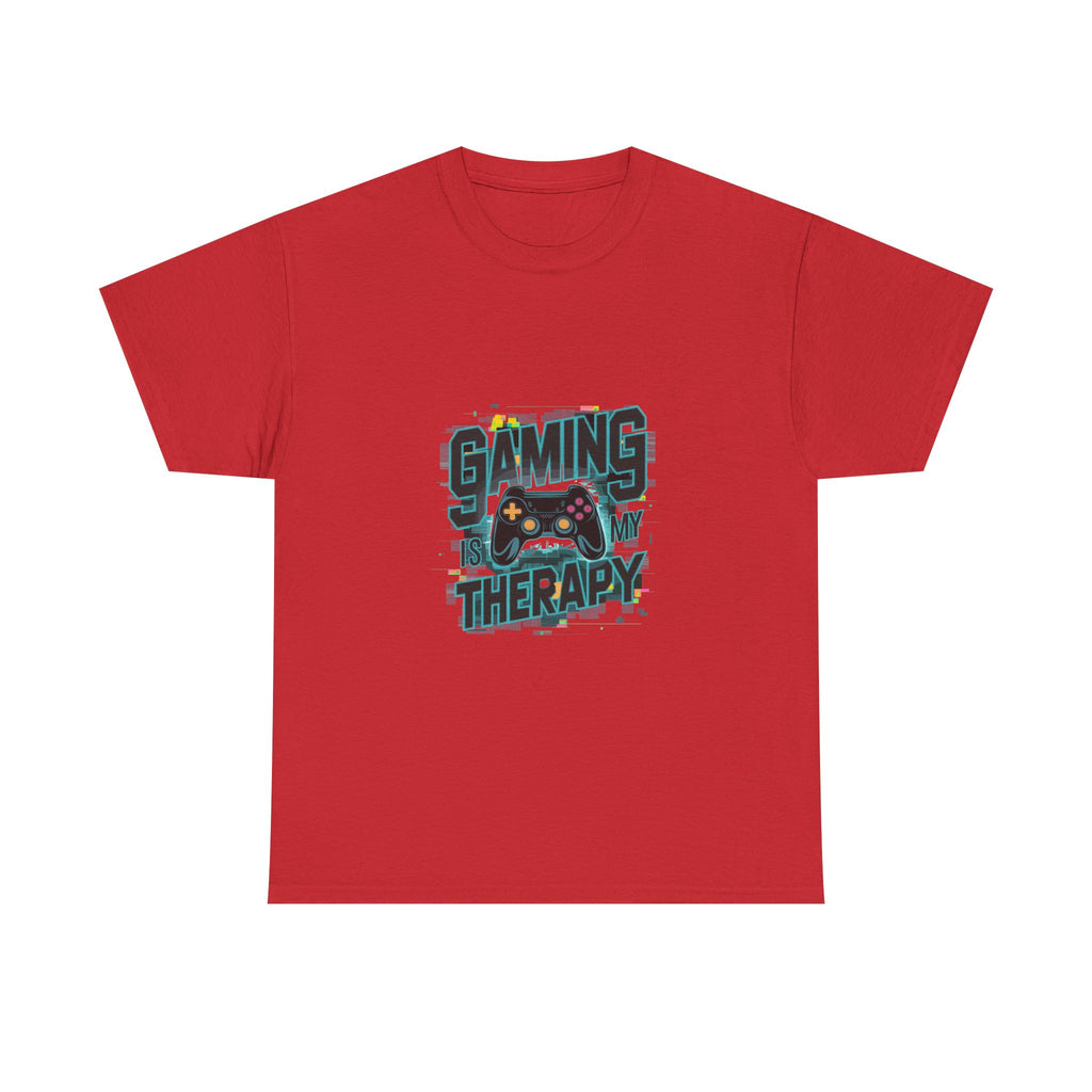 Gaming Therapy T-Shirt — Funny Gamer Controller Tee for Video Game Lovers