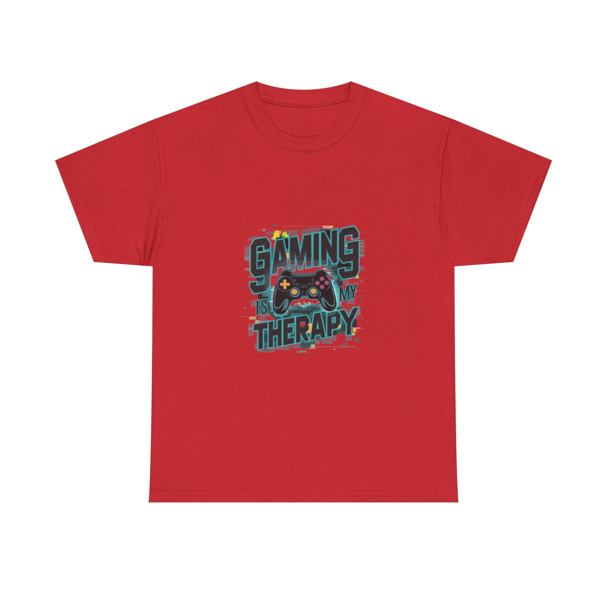 Gaming Therapy T-Shirt — Funny Gamer Controller Tee for Video Game Lovers
