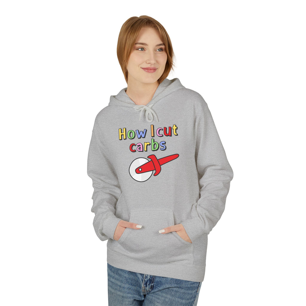 How I Cut Calories Hoodie — Funny Diet & Fitness Graphic Hoodie