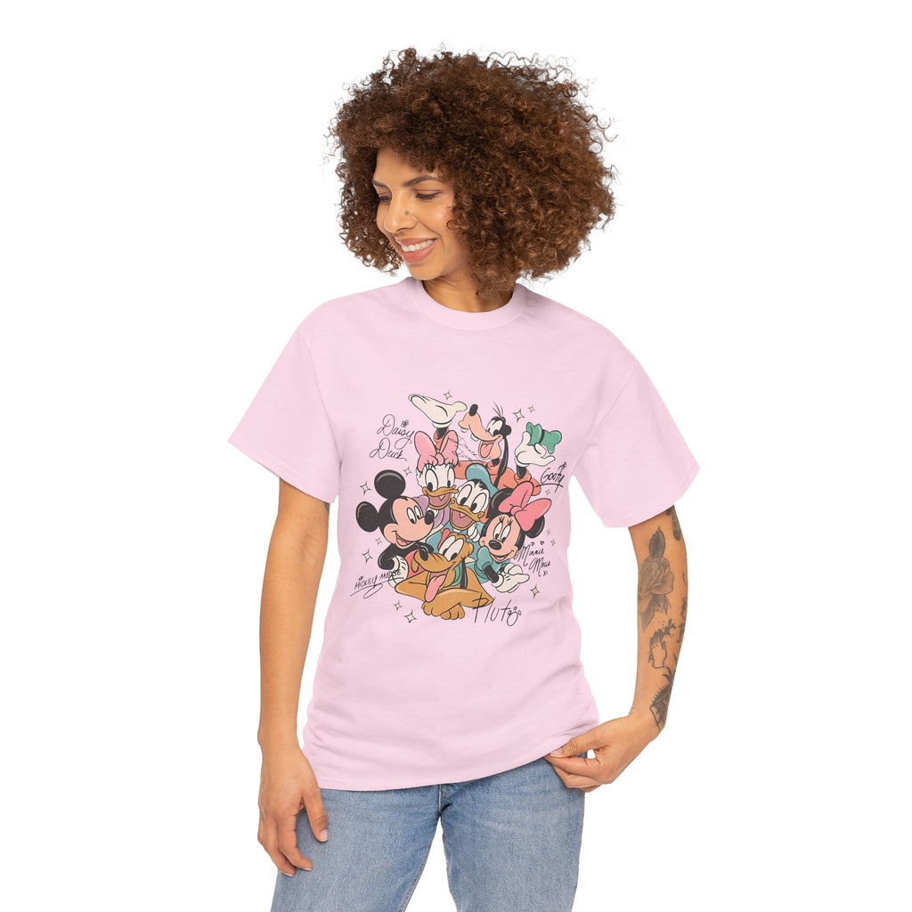 Disney Friends Collage T-Shirt — Mickey, Minnie, Donald & Goofy Graphic Tee