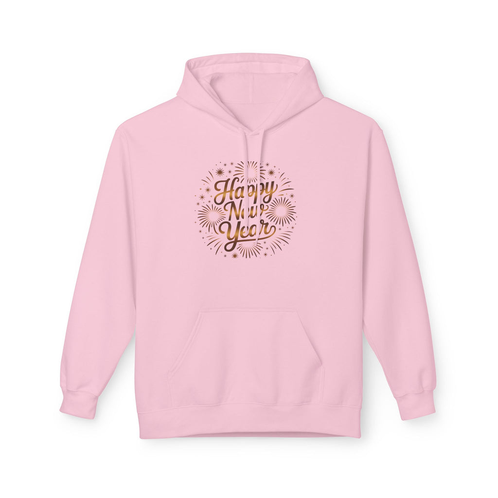 Happy New Year Hoodie — Festive Fireworks Holiday Pullover