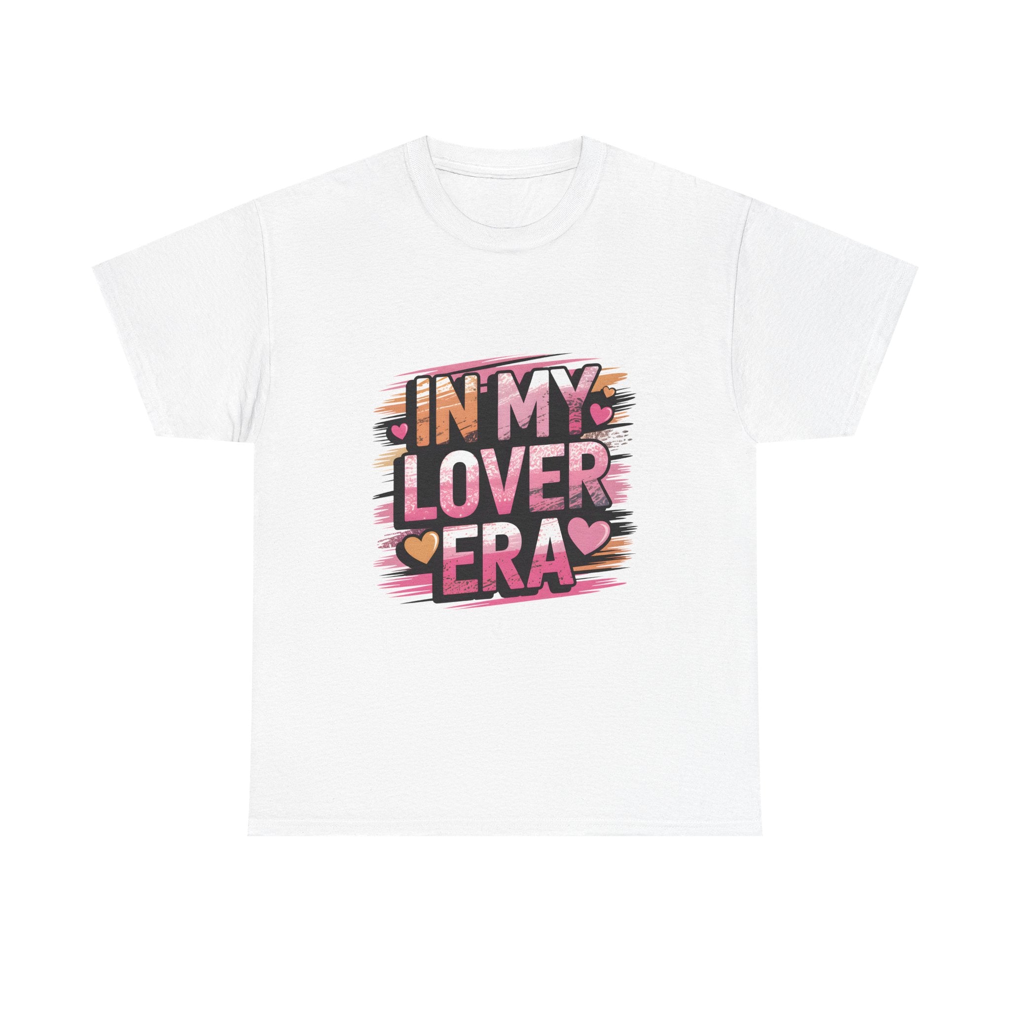 T-Shirt — "In My Lover Era" Pink Heart Graphic Tee