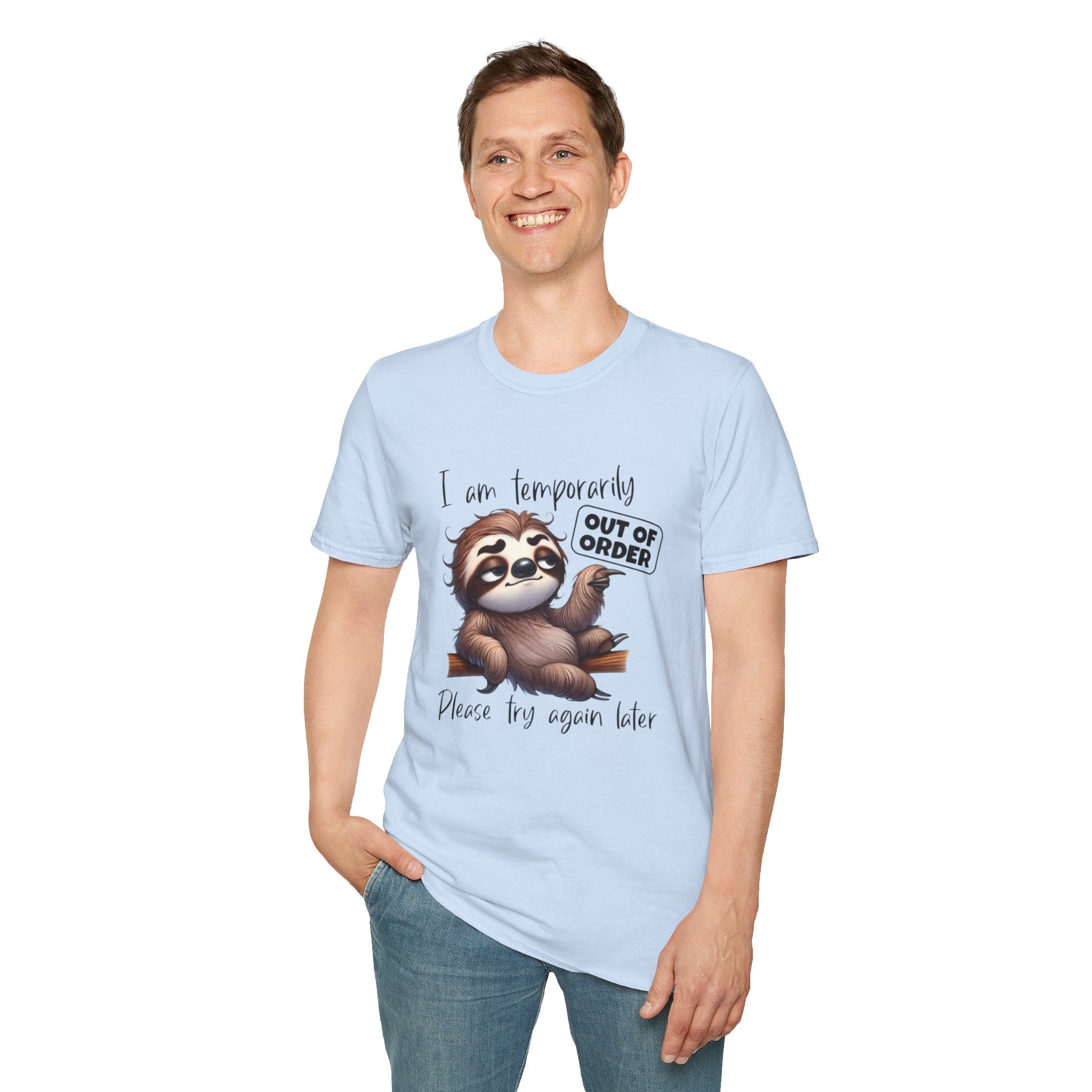 Sloth 'Temporarily Out of Order' T-Shirt