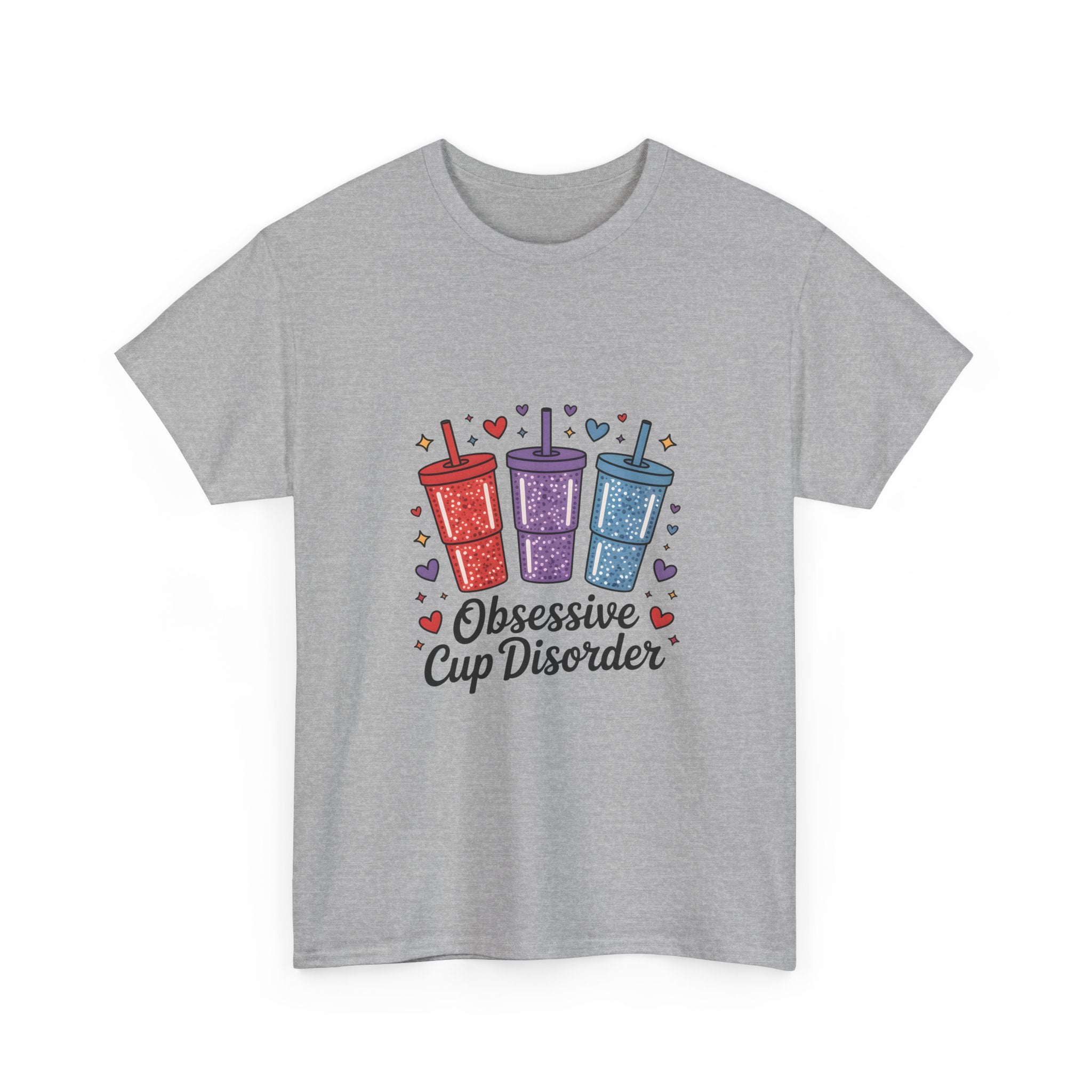 Obsessive Cup Disorder T‑Shirt — Funny Travel Mug Lover Tee