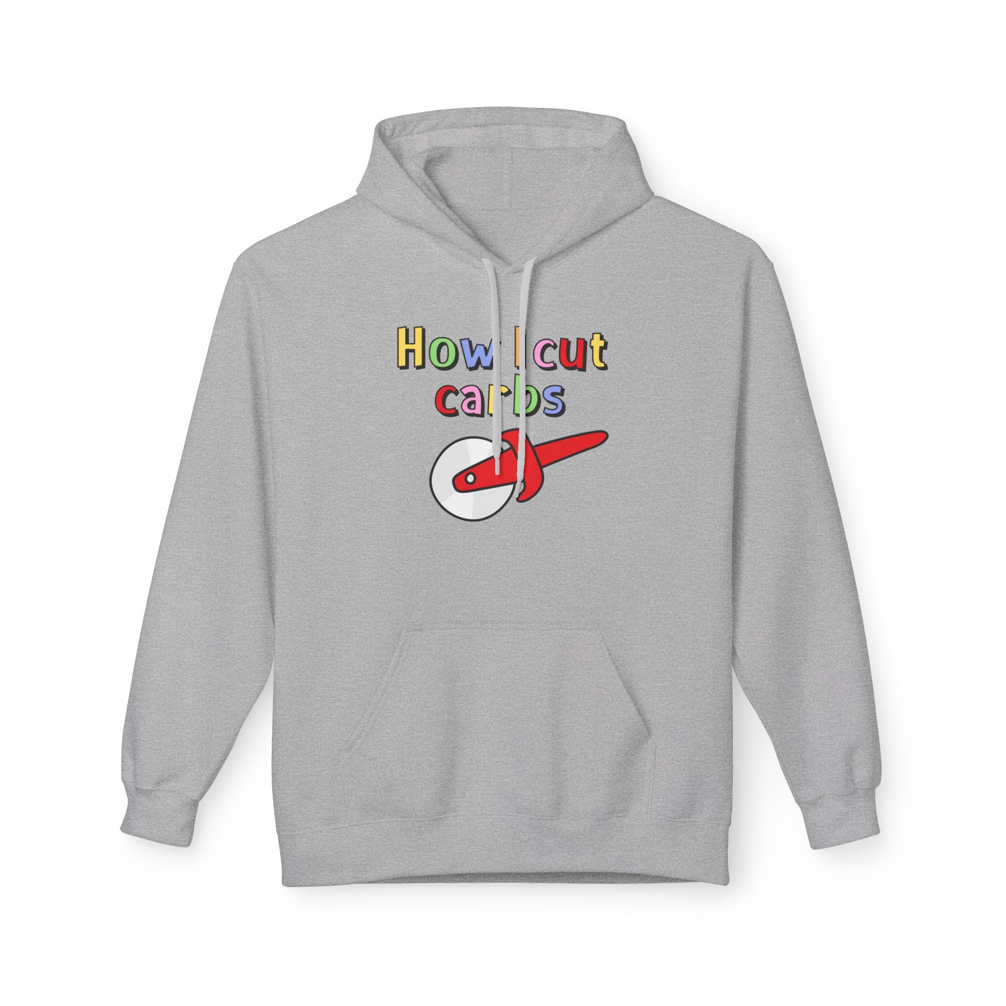 How I Cut Calories Hoodie — Funny Diet & Fitness Graphic Hoodie