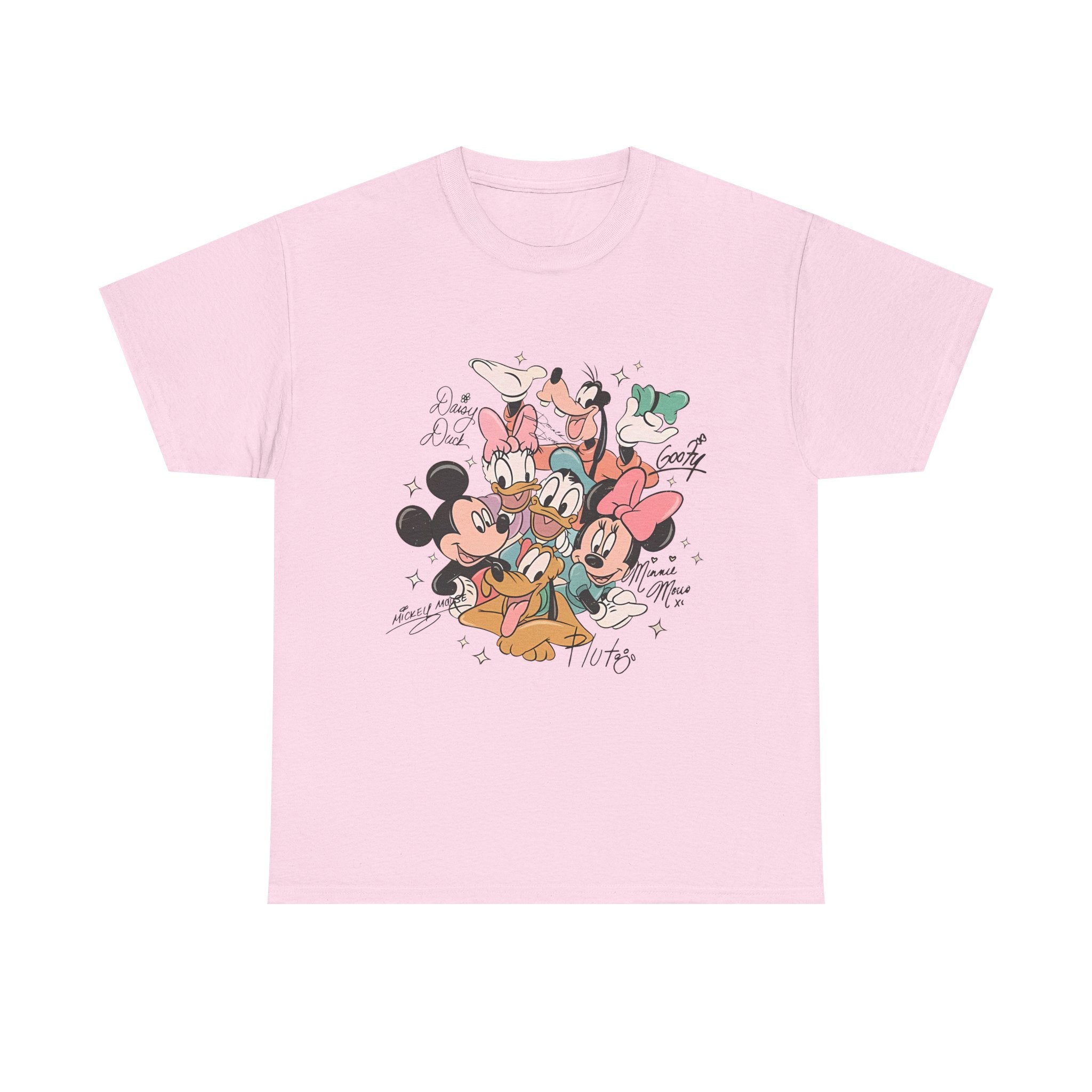 Disney Friends Collage T-Shirt — Mickey, Minnie, Donald & Goofy Graphic Tee