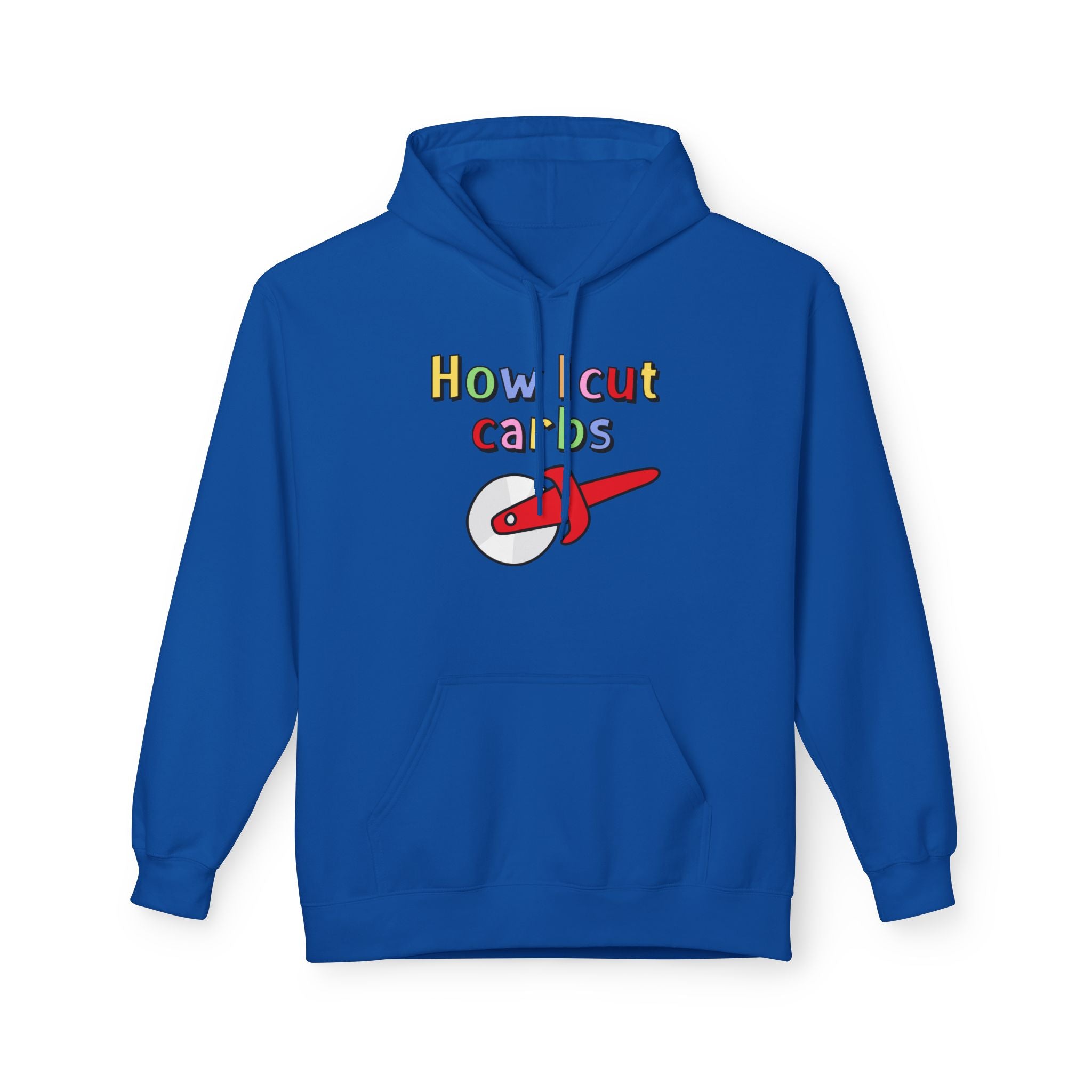 How I Cut Calories Hoodie — Funny Diet & Fitness Graphic Hoodie