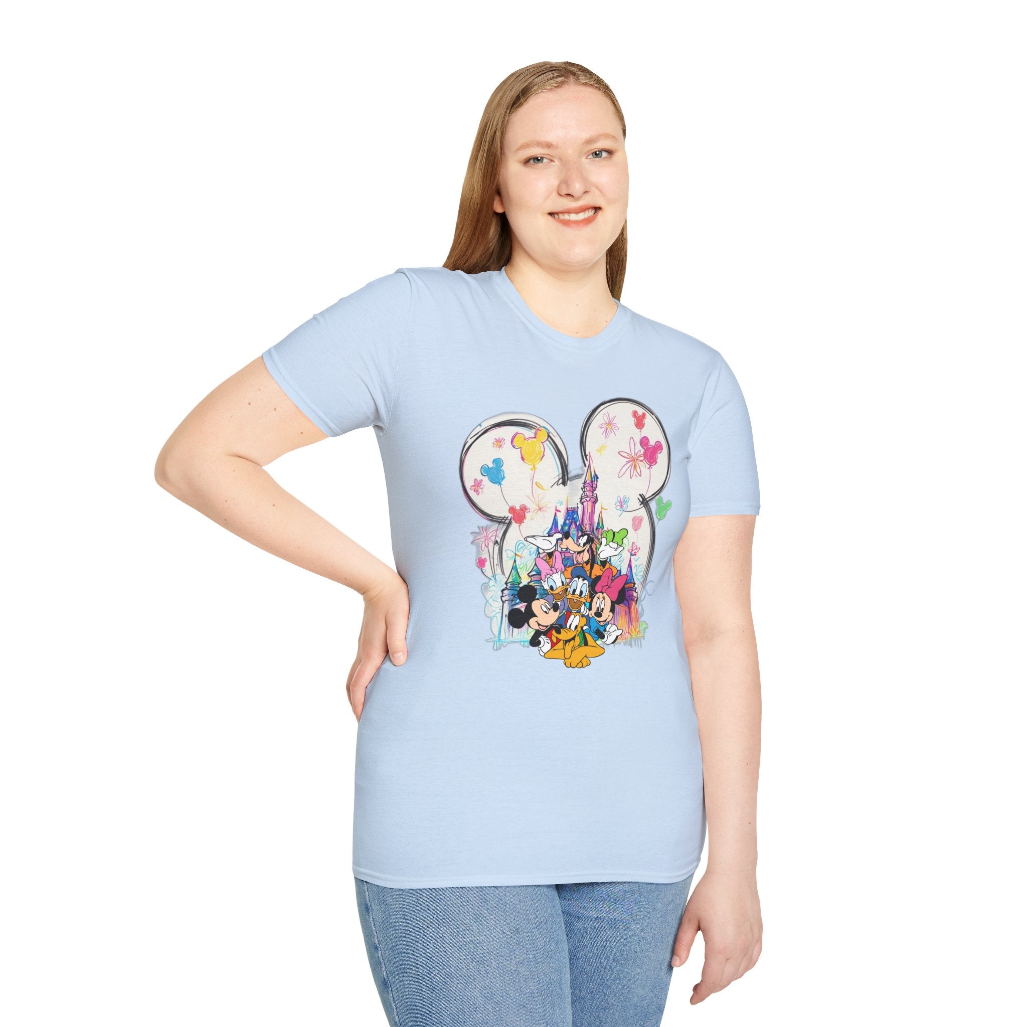 Disney Castle & Friends Watercolor T-Shirt