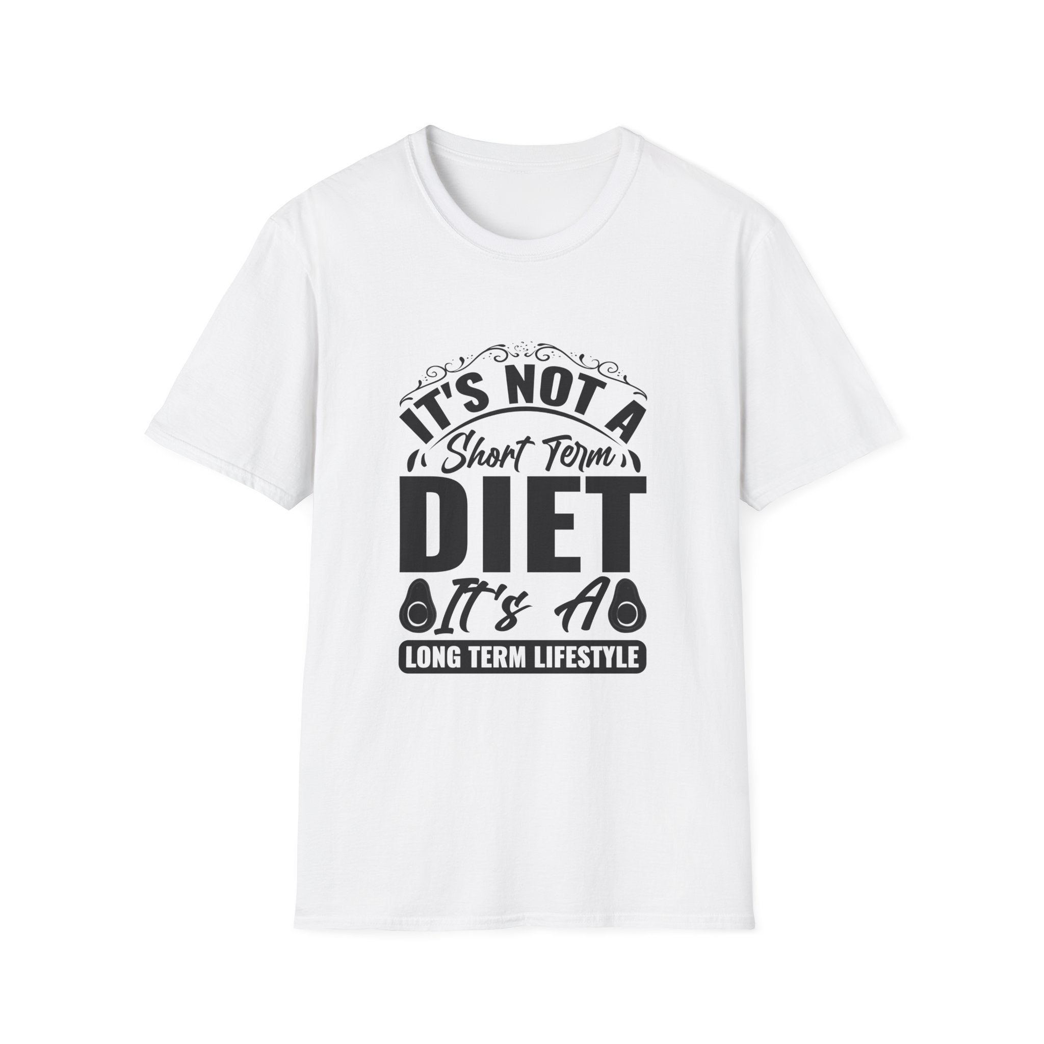 It's Not A Diet T-Shirt – "It's A Long Term Lifestyle" Fitness Tee