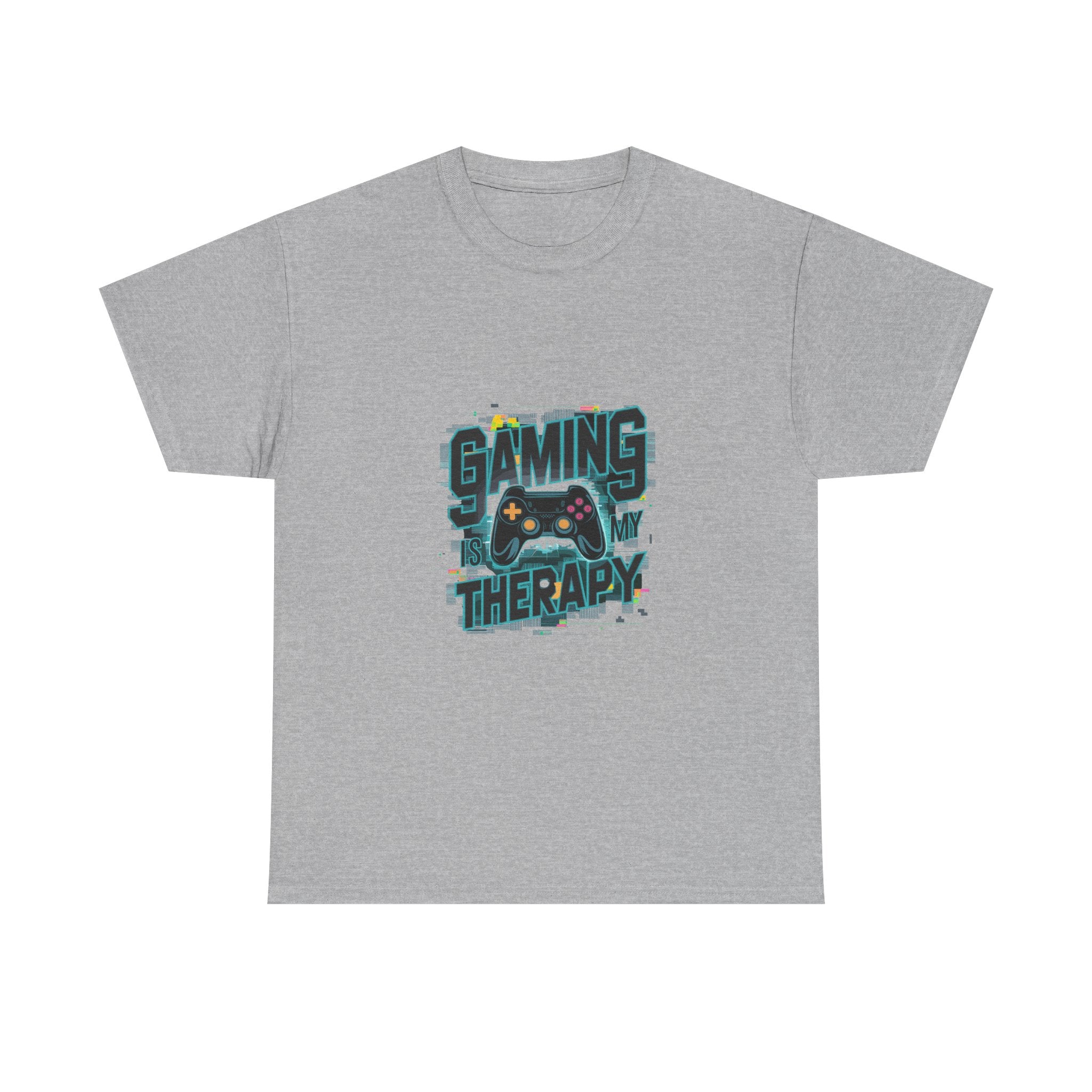 Gaming Therapy T-Shirt — Funny Gamer Controller Tee for Video Game Lovers