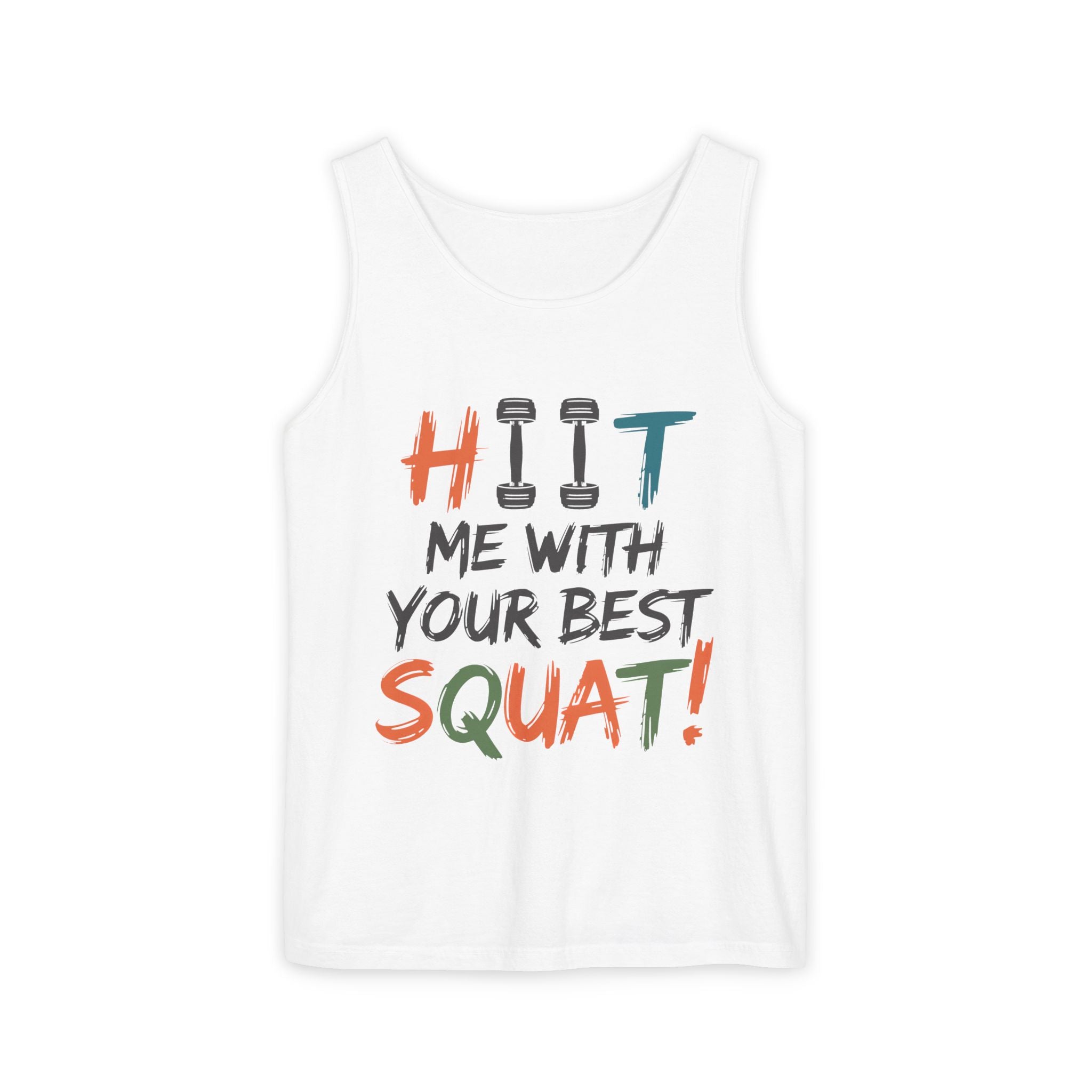 HIIT Me With Your Best Squat Tank Top — Women's Gym Workout Tank