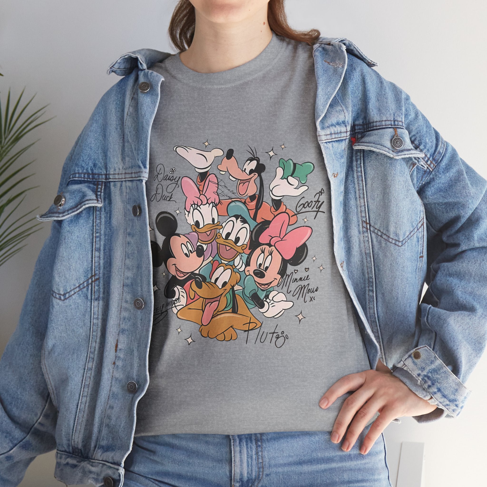 Disney Friends Collage T-Shirt — Mickey, Minnie, Donald & Goofy Graphic Tee