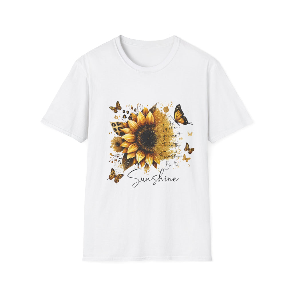 Sunflower & Butterflies T-Shirt — 'Sunshine' Floral Graphic Tee