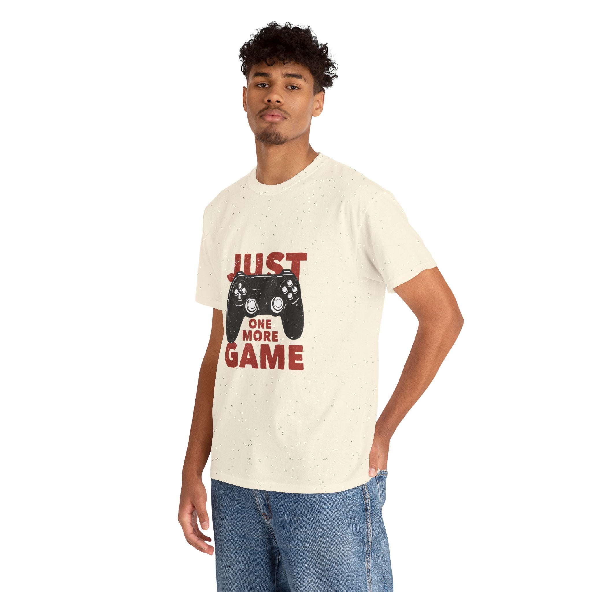Gamer Tee - "Just One More Game" Controller Graphic T-Shirt
