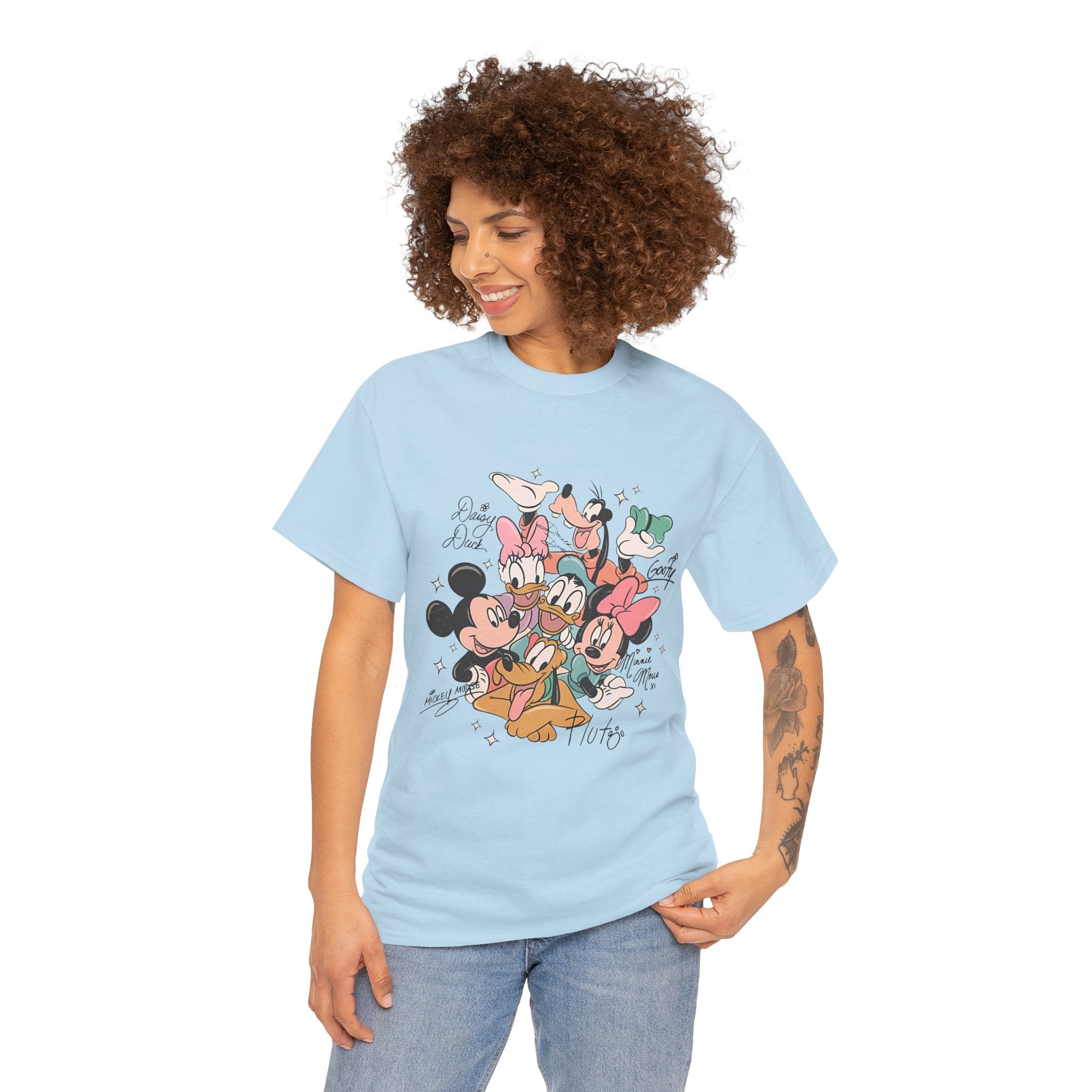 Disney Friends Collage T-Shirt — Mickey, Minnie, Donald & Goofy Graphic Tee