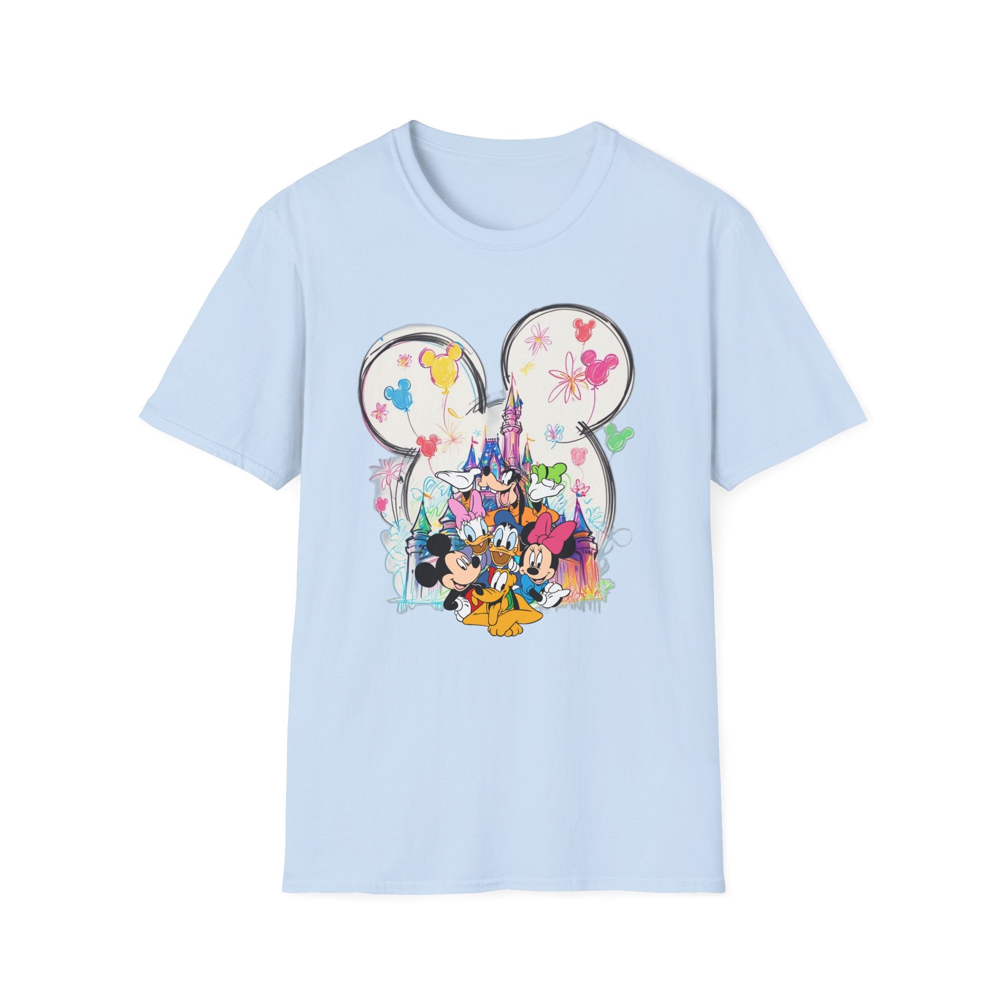 Disney Castle & Friends Watercolor T-Shirt