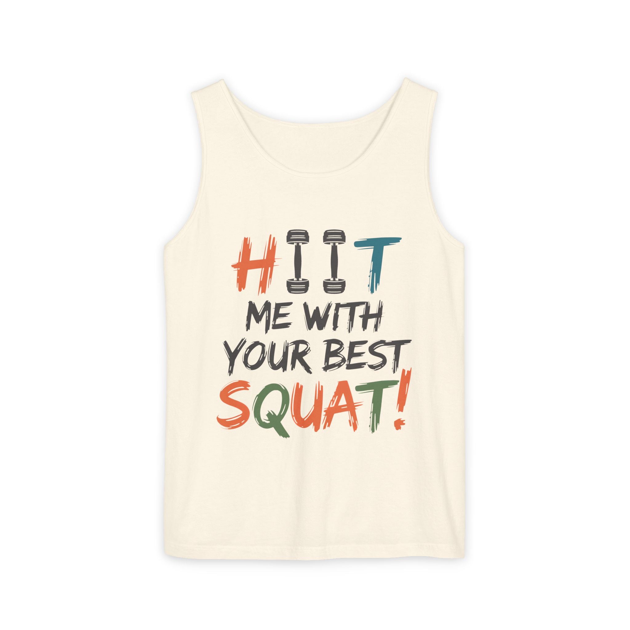 HIIT Me With Your Best Squat Tank Top — Women's Gym Workout Tank