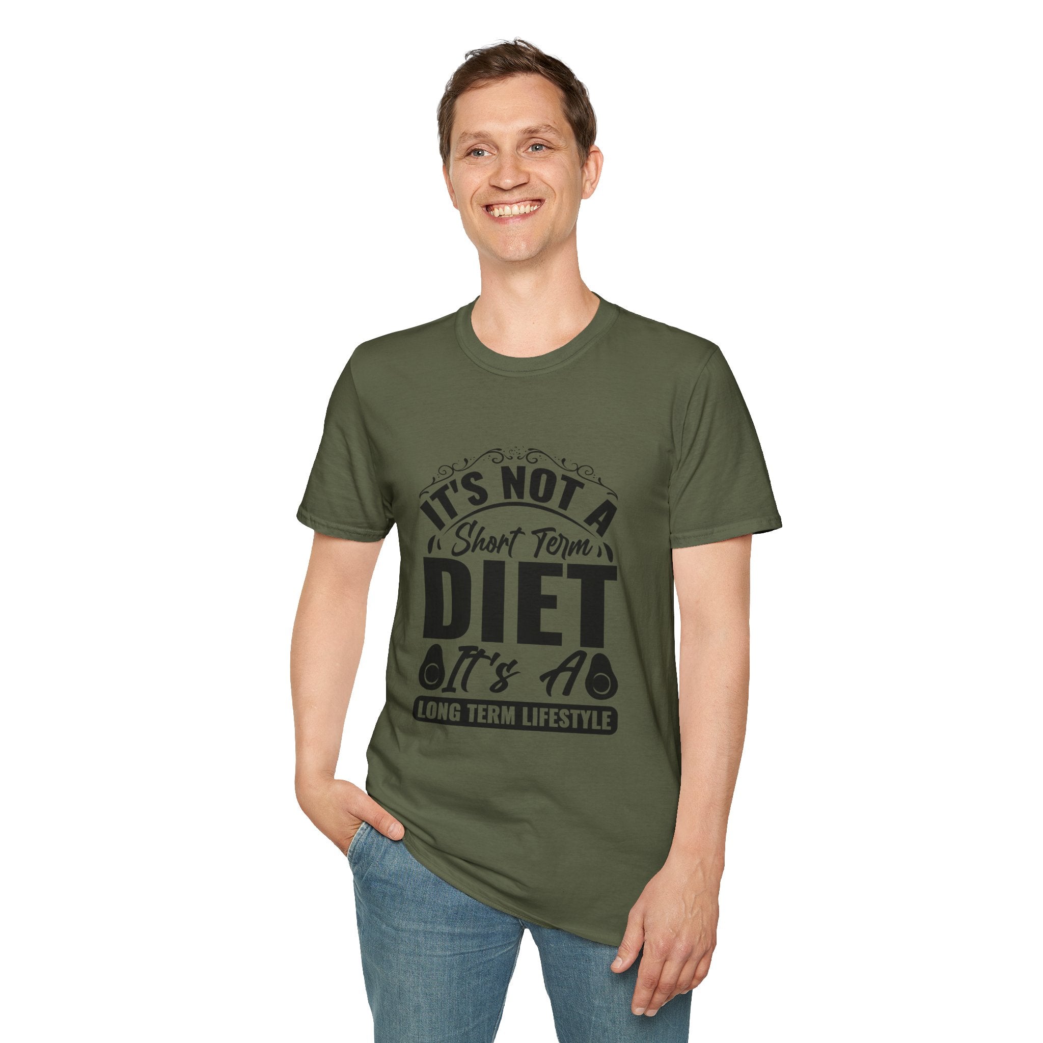 It's Not A Diet T-Shirt – "It's A Long Term Lifestyle" Fitness Tee