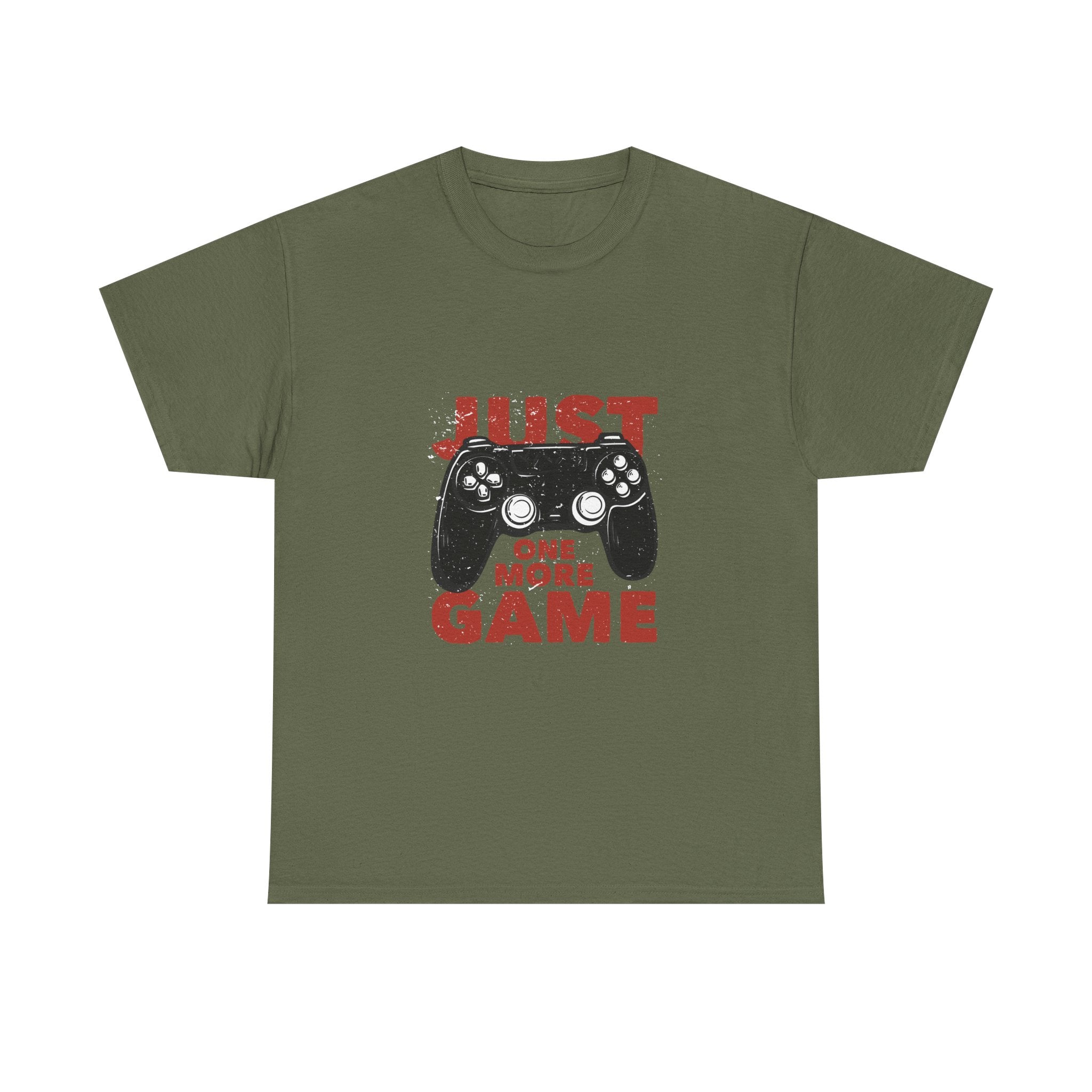 Gamer Tee - "Just One More Game" Controller Graphic T-Shirt