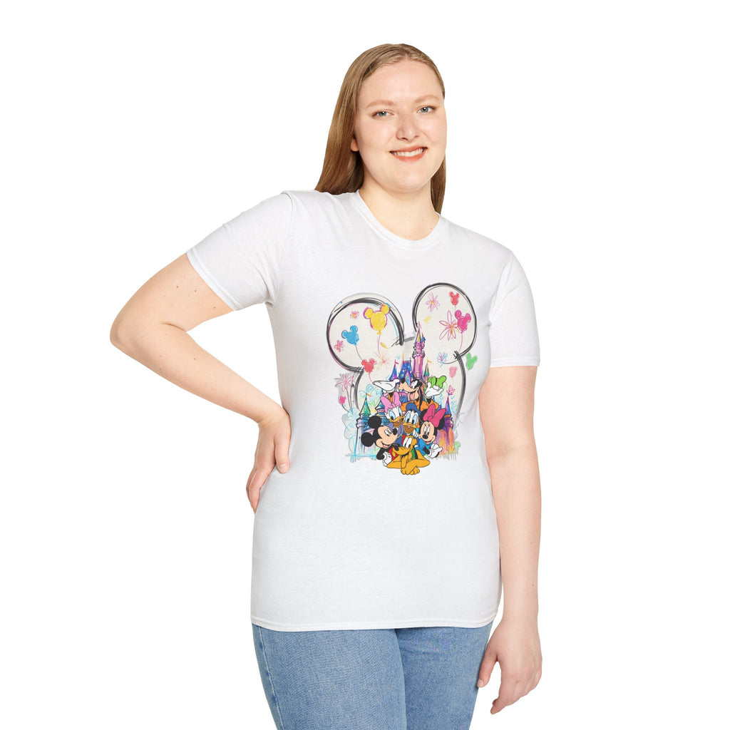 Disney Castle & Friends Watercolor T-Shirt
