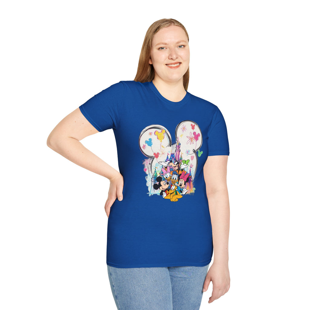 Disney Castle & Friends Watercolor T-Shirt