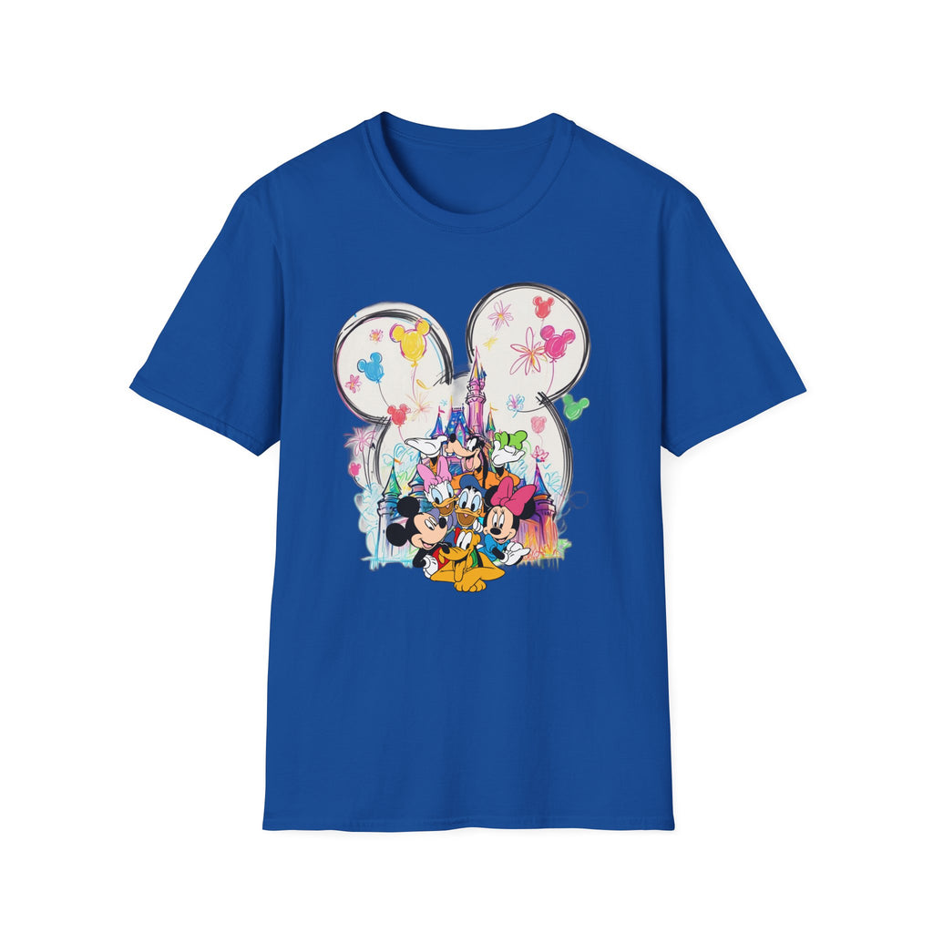 Disney Castle & Friends Watercolor T-Shirt