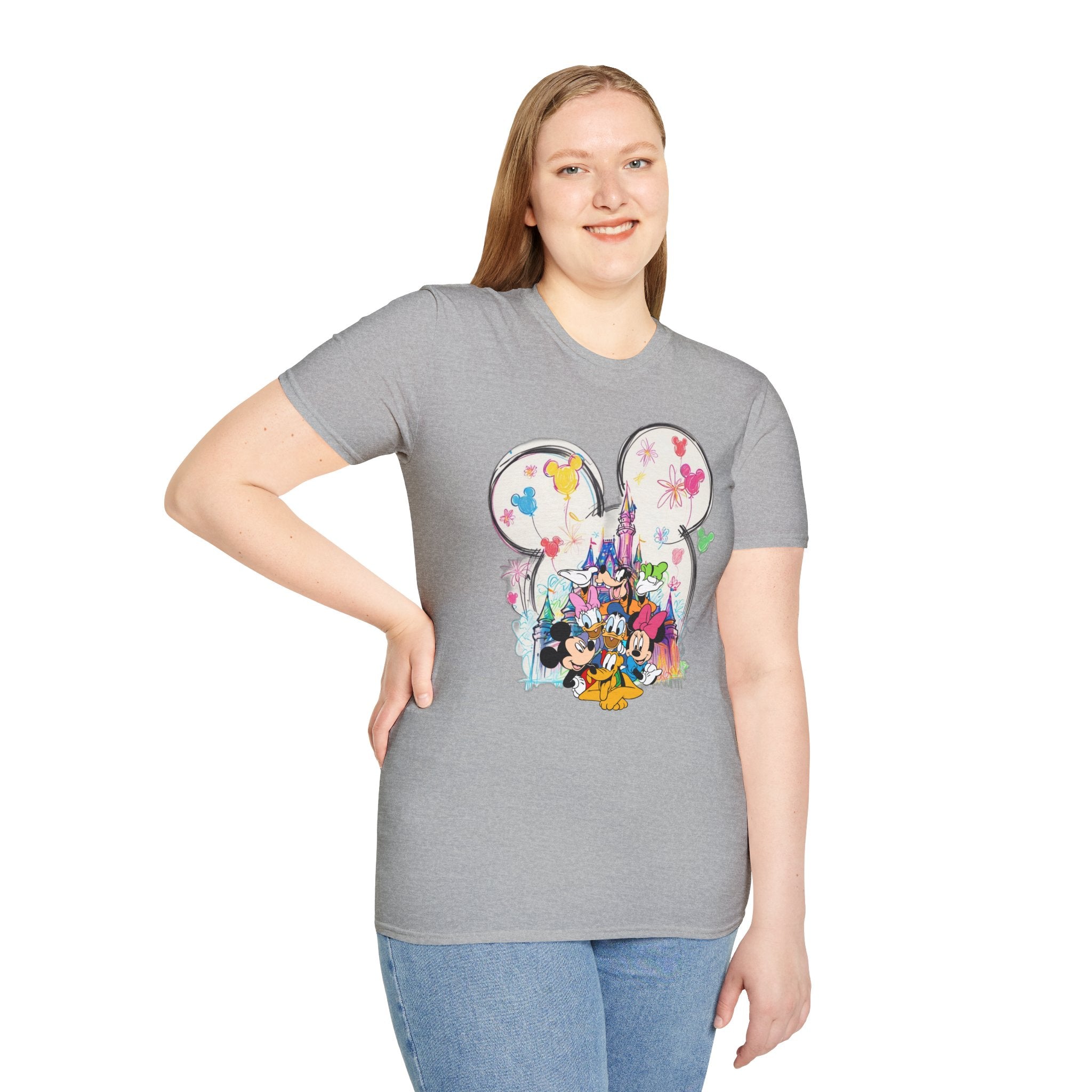 Disney Castle & Friends Watercolor T-Shirt
