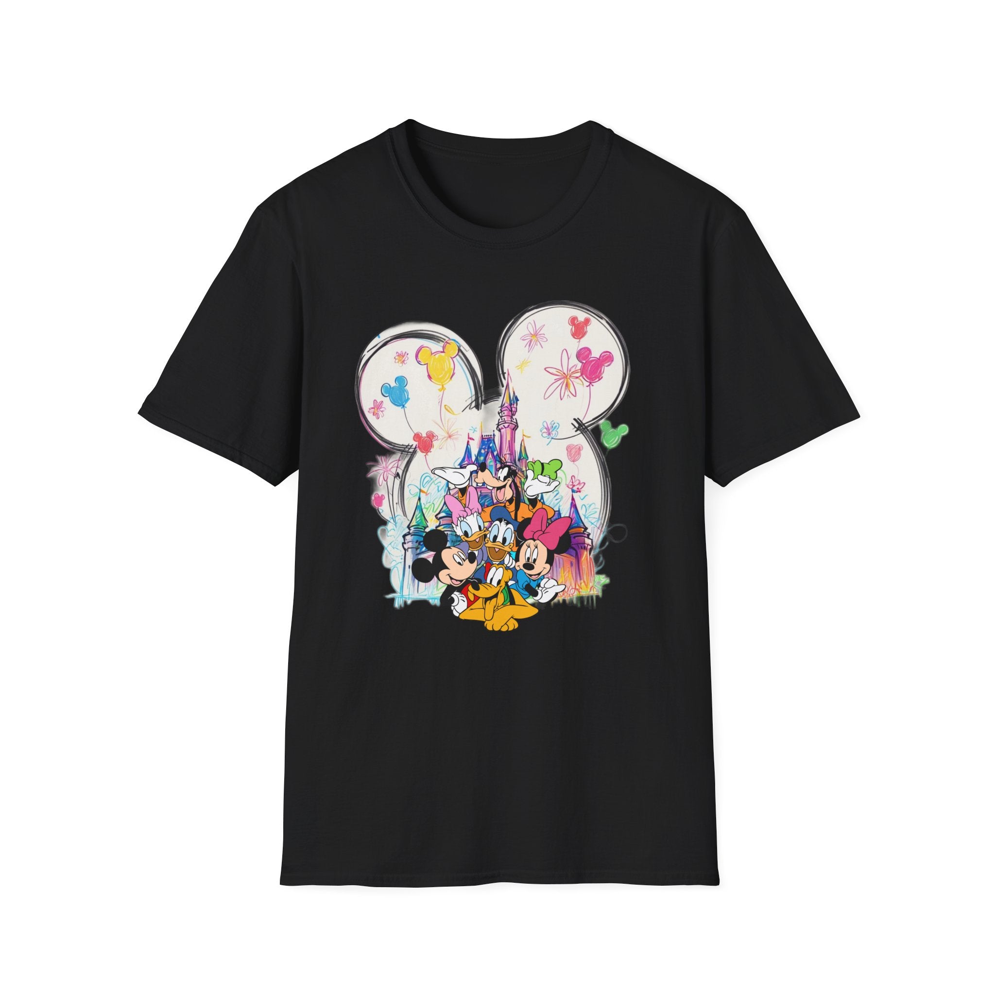 Disney Castle & Friends Watercolor T-Shirt